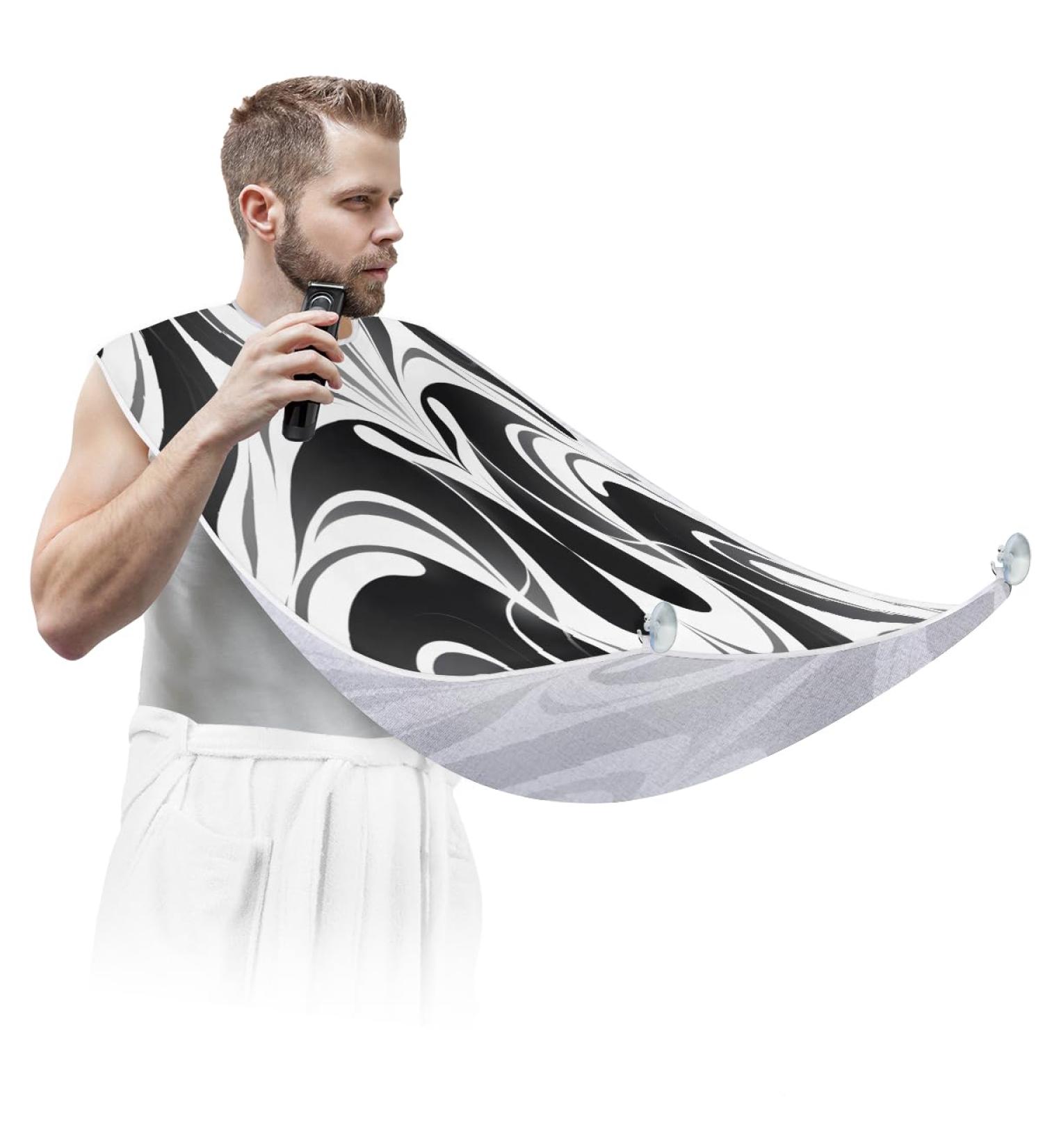 Halloween Beard Bib Apron - Spider Web Beard Hair Catcher for Men | Perfect Shaving Gift for Dad & Husband - Fathers Day Christmas Anniversary - Buy Online on GoSupps.com