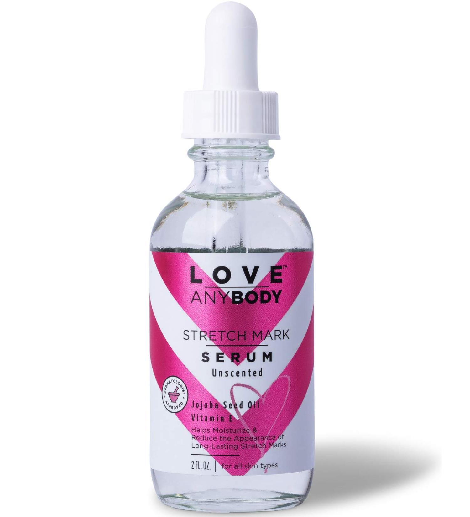 Stretch Mark Serum | Natural Scar Treatment with Jojoba Oil & Vitamin E | Unscented Cruelty-Free Aluminum & Paraben-Free - Buy Online on GoSupps.com