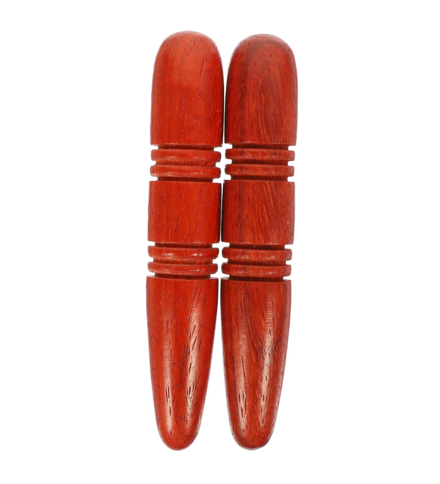 SEWOART Acupuncture Rod Massage Stick - Wood Fascia & Acupressure Tool for Hand & Facial Massage (13x2.5cm) - Buy Online on GoSupps.com