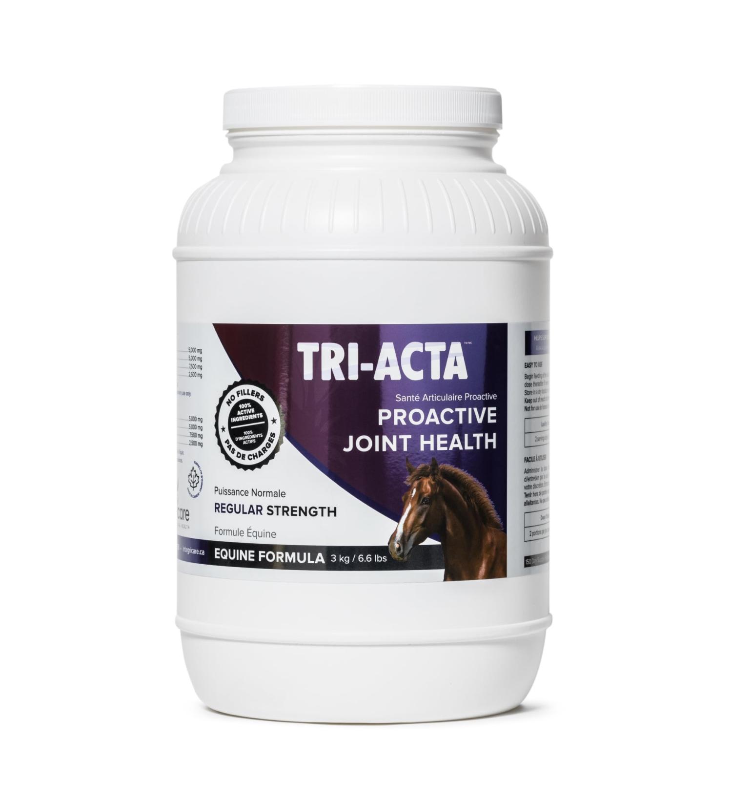 Integricare - Tri-Acta Equine Formula All-Natural Horse Joint Supplement with Glucosamine Chondroitin and Msm for Horses 3kg - Buy Online on GoSupps.com