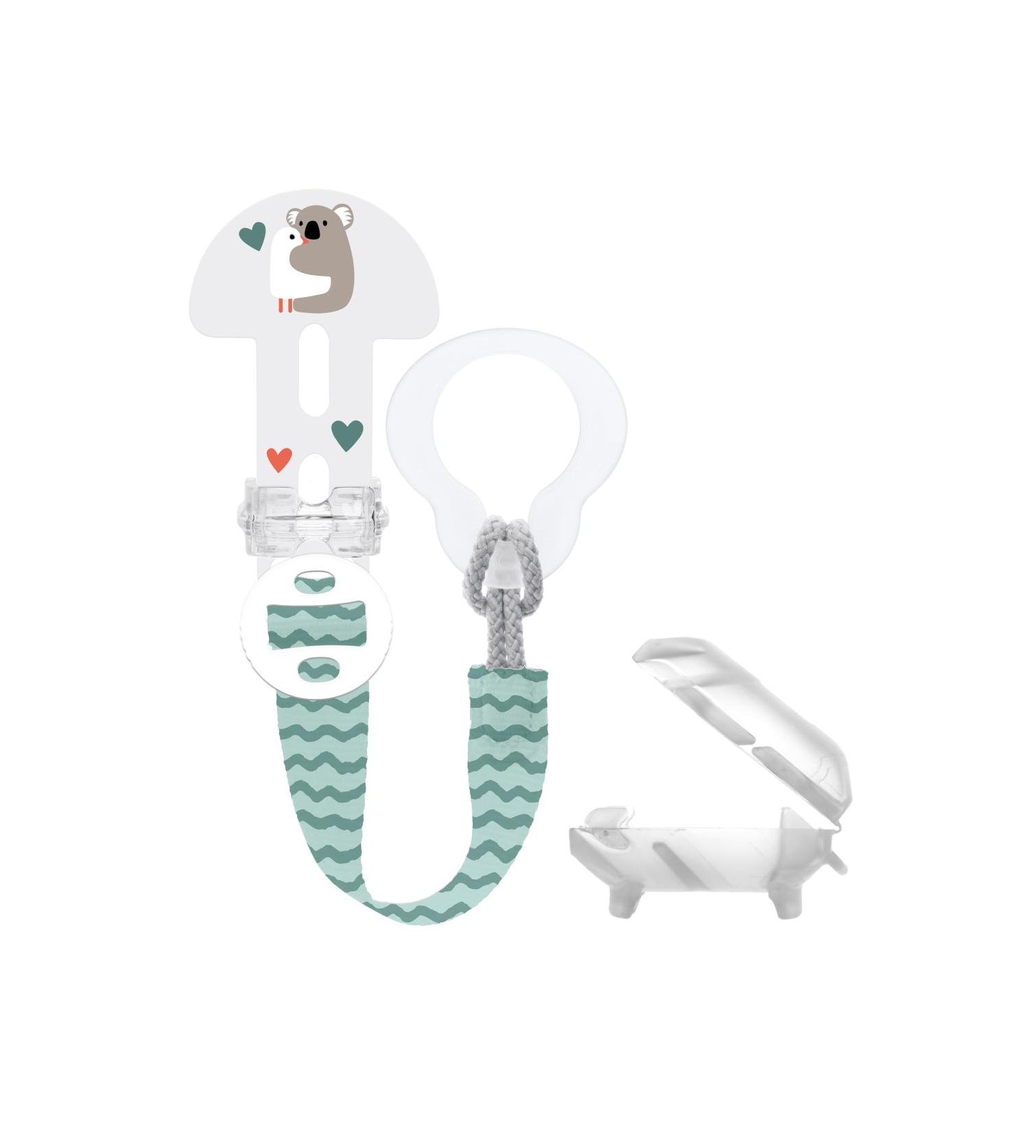 MAM Clip It! & Cover Pacifier Fastener & Cover for 0+ Months Random Gray Colors 1 Pack - Buy Online on GoSupps.com