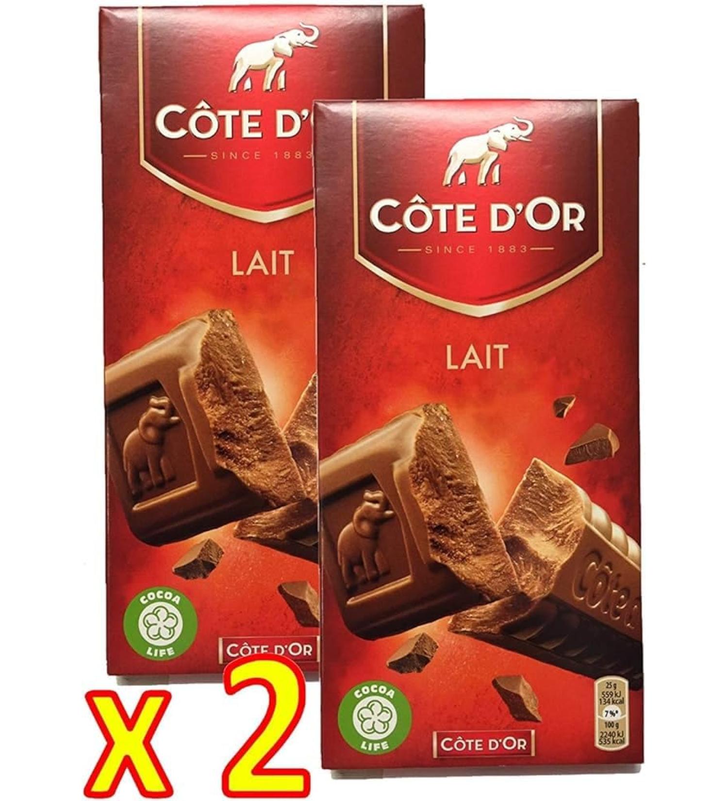 Cote d'or Milk Chocolate - Pack of 2 x 200g