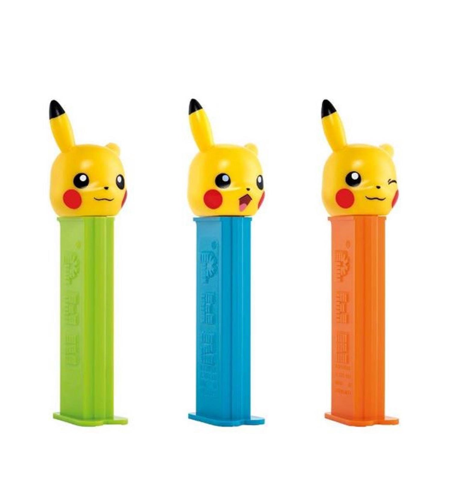 Pez Best Of Various Characters 1+2 Impulse Packs 17g Sour Fruit Fizz Refills EXTRA Fruit Refill (Pokemon RANDOM &refills 1 Pack) Pokemon RANDOM &refills 1 Count (Pack of 1)