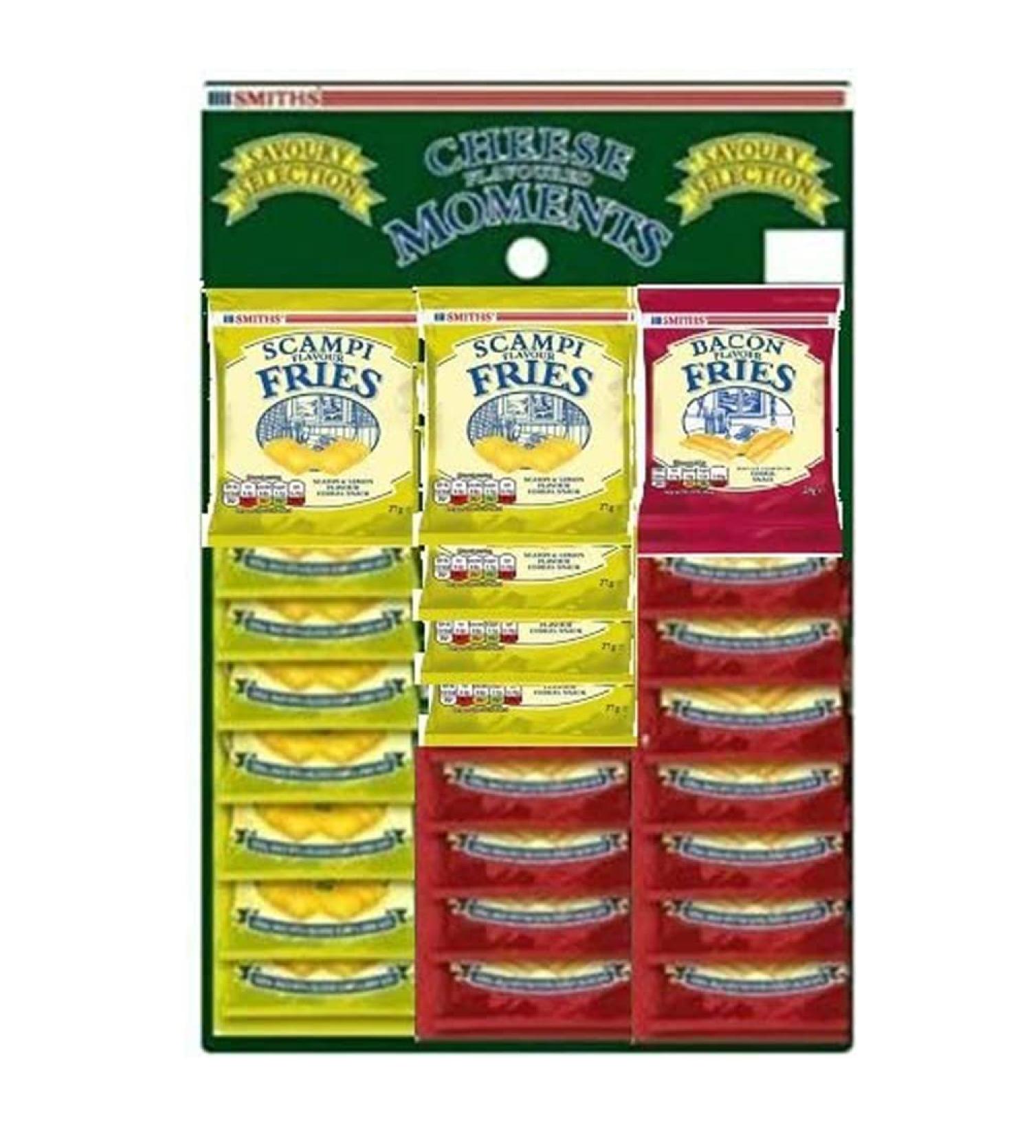 Smith Savoury Scampi & Bacon Fries 50/50 Mixed Pub Cards - Lemon Bacon Flavored | VR Angel - Buy Online on GoSupps.com