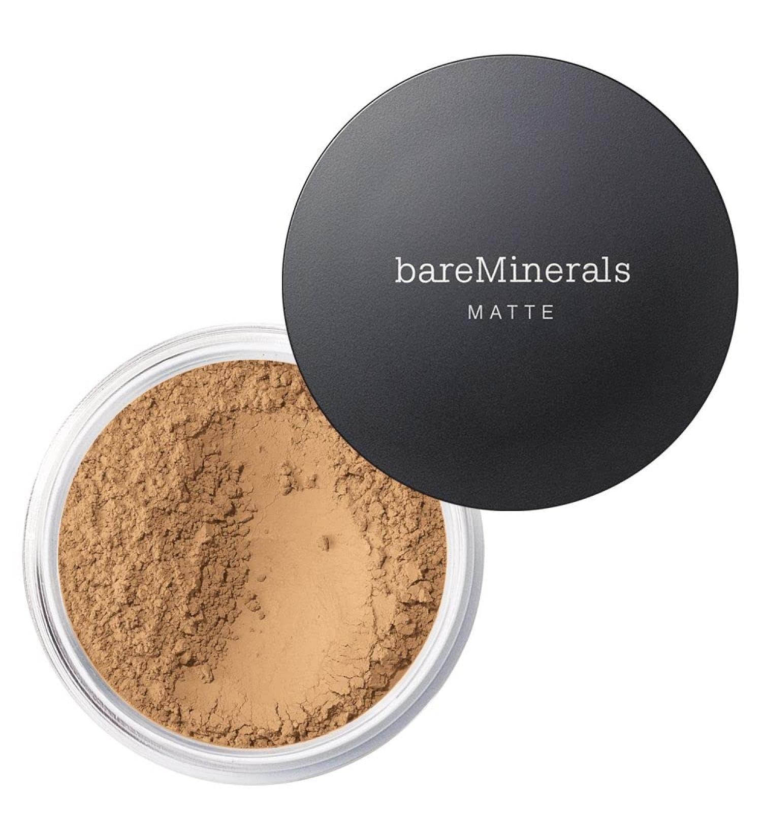 bareMinerals Original Matte Loose Mineral Foundation SPF 15 Powder Foundation Makeup Talc Free Foundation - 20 Golden Tan - Buy Online on GoSupps.com