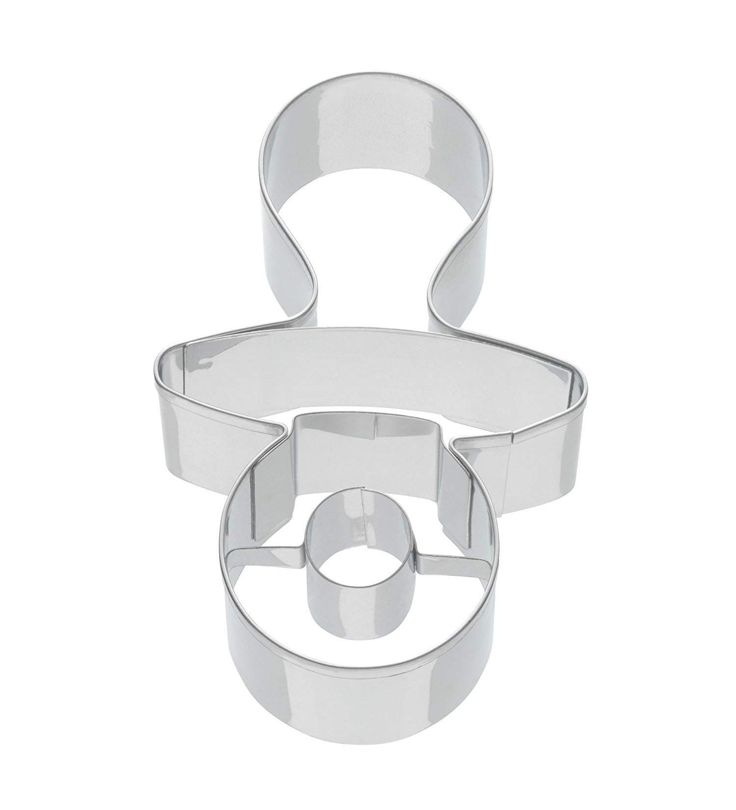Original Kaiser Cookie Cutter Pacifier Baby Stainless Steel Cookie Cutter 8 x 6 x 2.5 cm