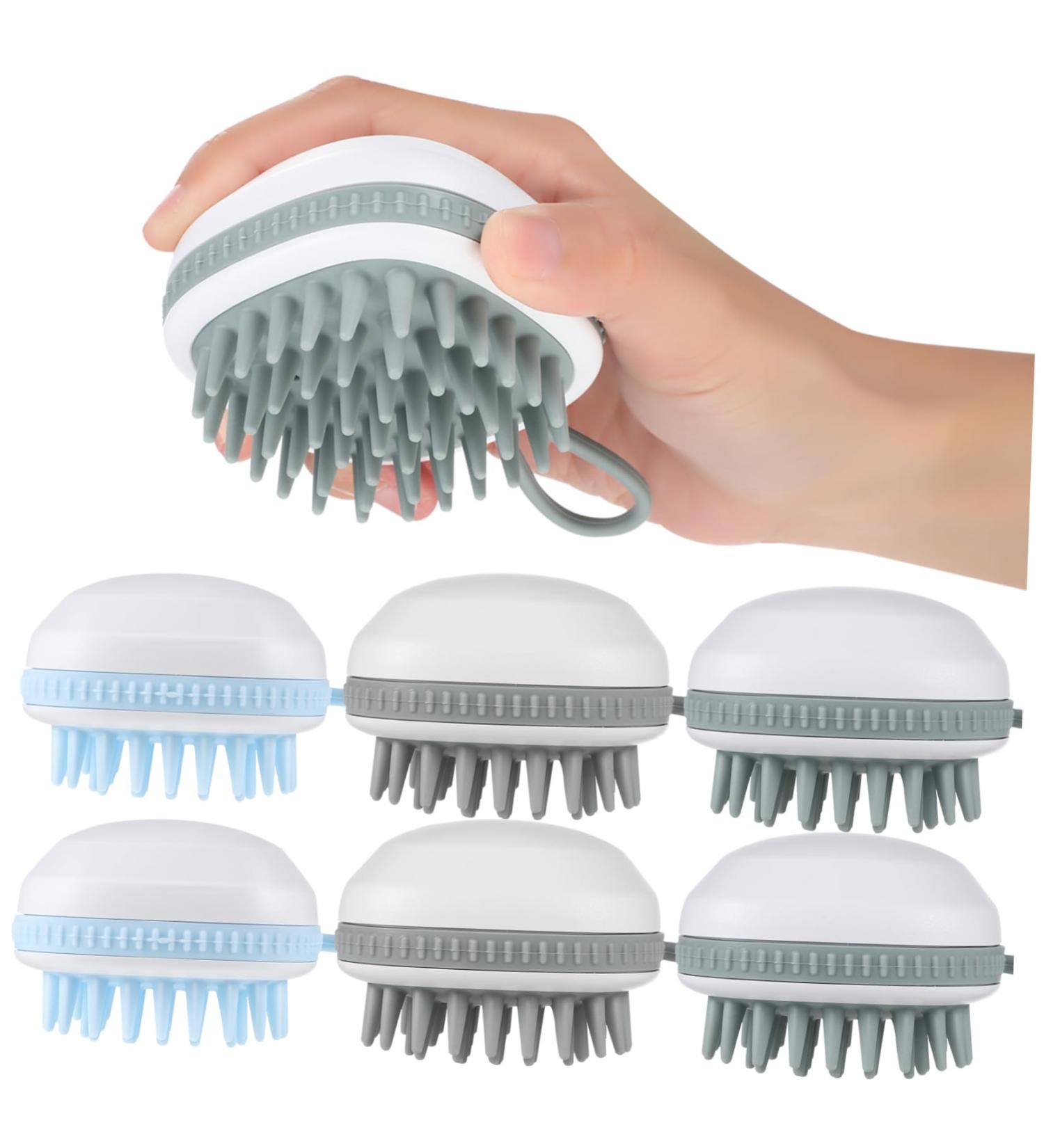 Beatifufu 6-Piece Portable Scalp Massage Brush Set | Daily Scalp Care & Peeling Device for Ultimate Relaxation - Buy Online on GoSupps.com