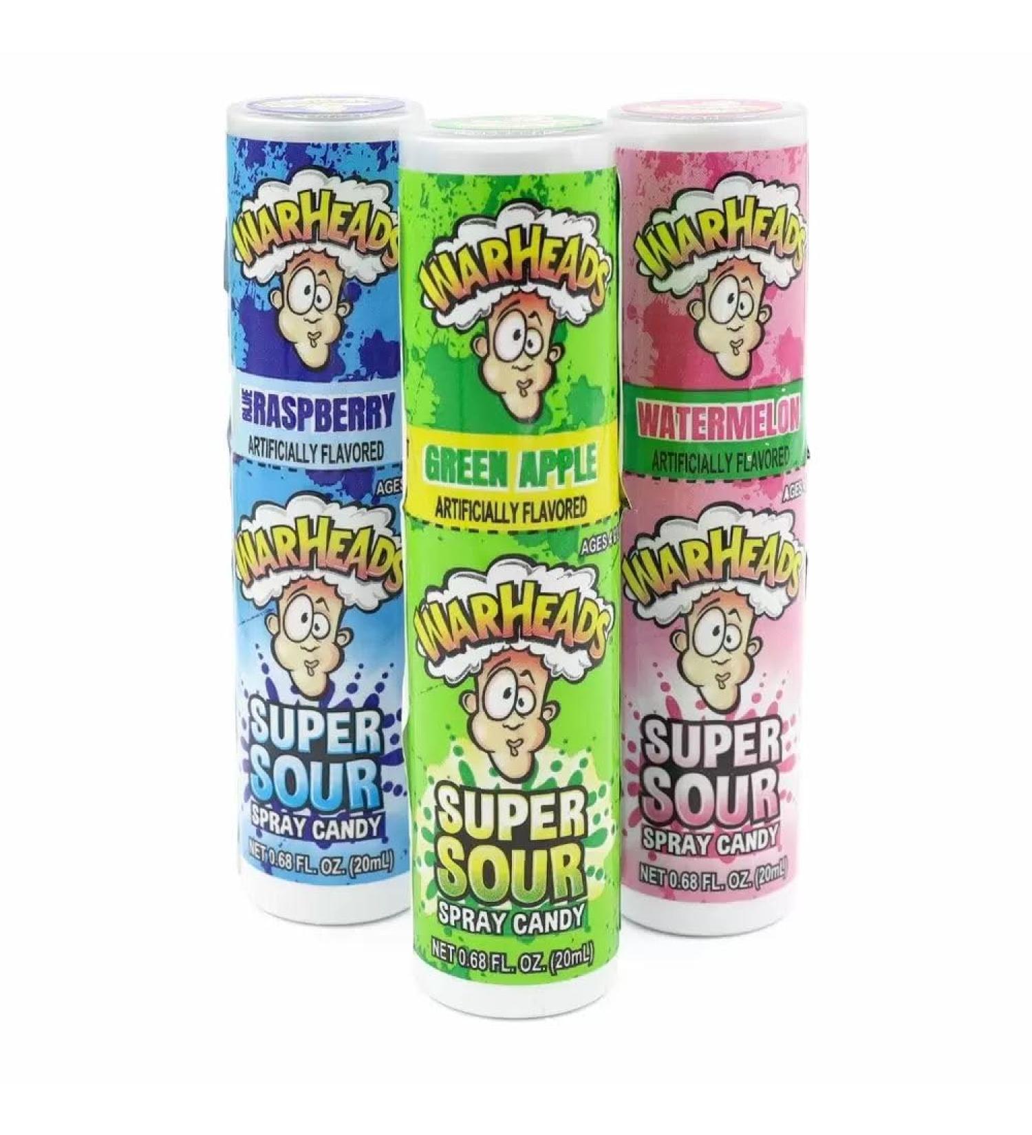 Super Sour Candy Spray - 3 American Sweets
