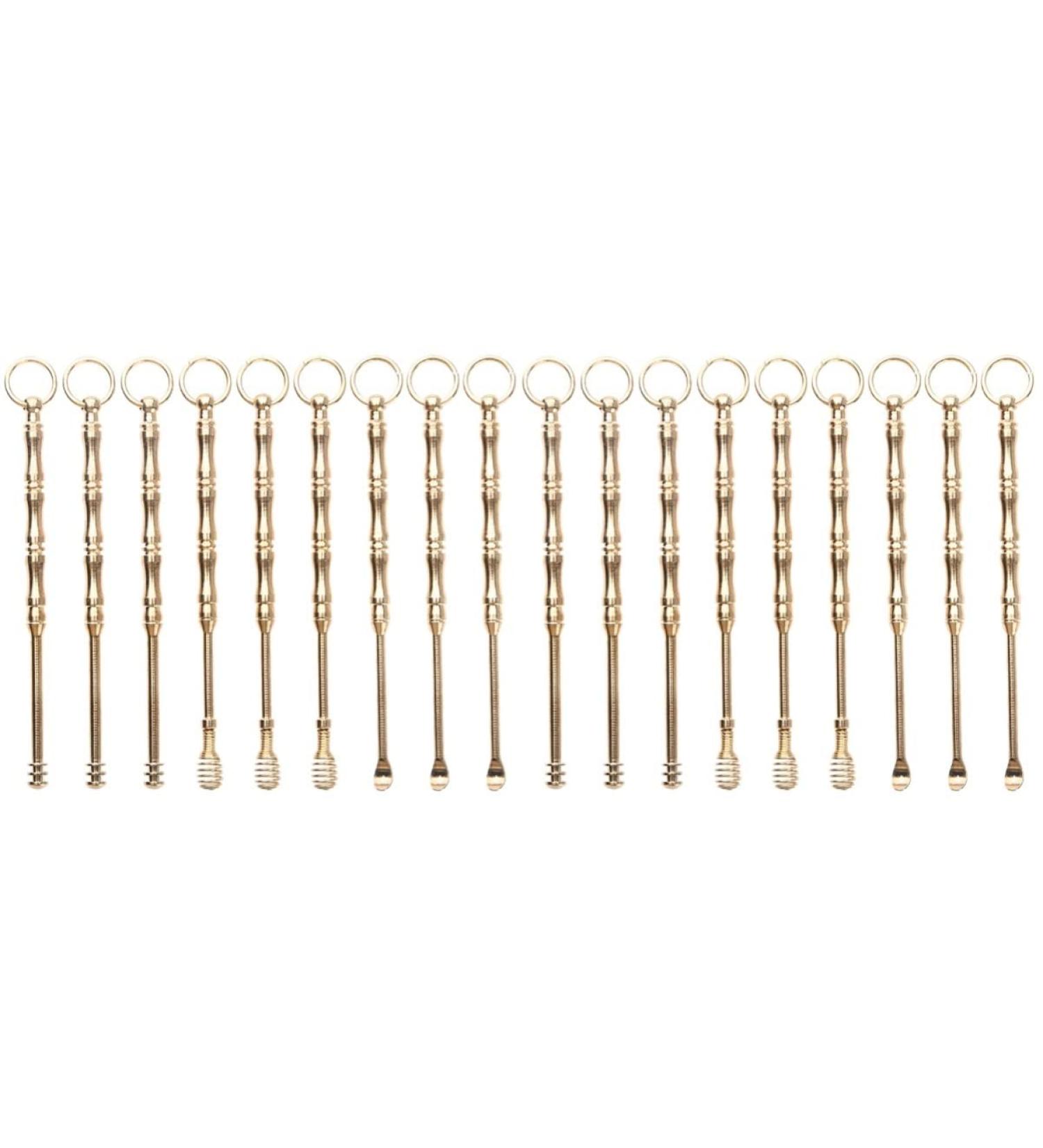 FRCOLOR 18pcs Earwax Removal Kit for Adults - Lightweight Metal Ear Pick Set for Cleaner Ears - Spiral Earpicks for Men and Women - Buy Online on GoSupps.com