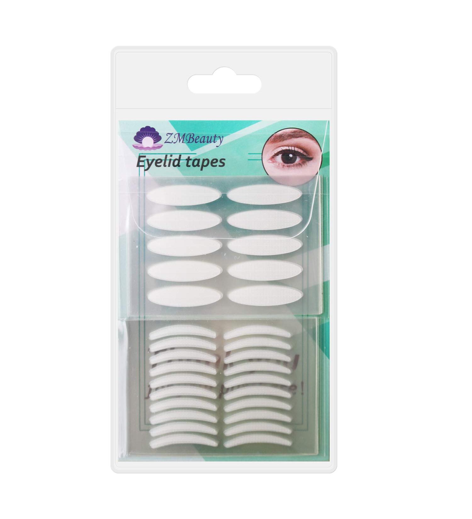 400Pcs Natural Invisible Eyelid Tape Stickers - Medical-use Fiber Eye Lift Strips for Uneven Mono-Eyelids - 100 Pairs Slim + 100 Pairs Wide - Buy Online on GoSupps.com
