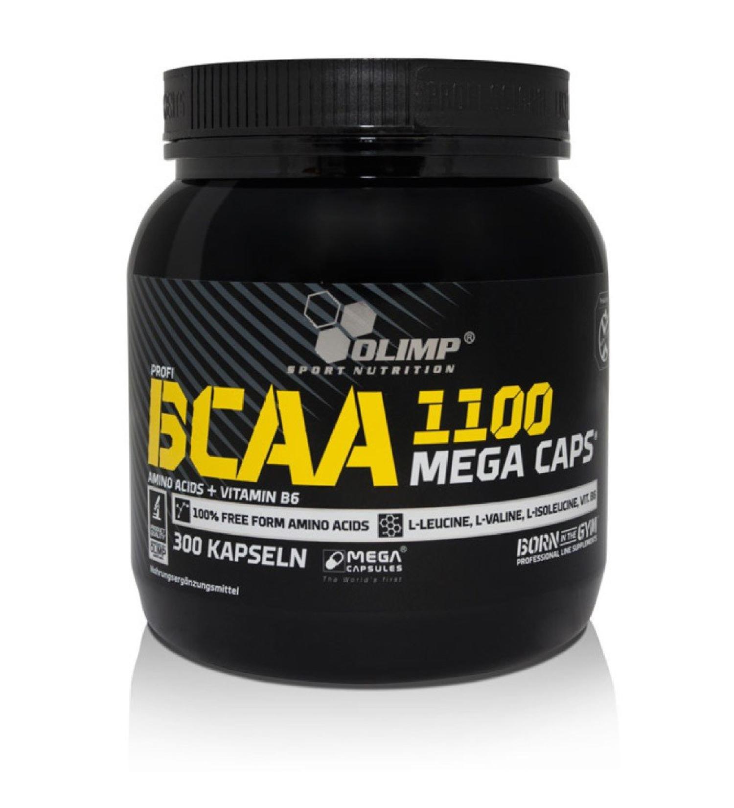 Olimp BCAA Mega Caps 1100 300 capsules 1 pack (1 x 384 g) by Olimp