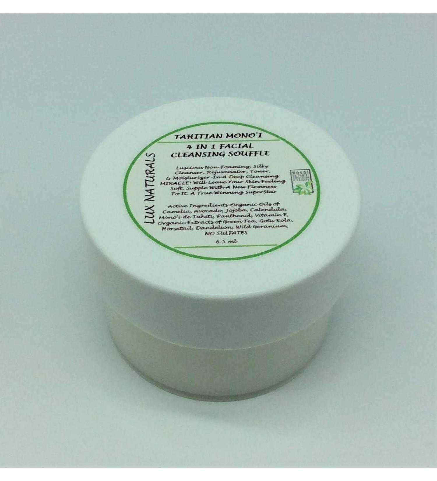 LUX NATURALS-4 in 1 Facial Cleansing Souffle Cream-Miracle Cleanser with Mono'i de Tahiti - Buy Online on GoSupps.com