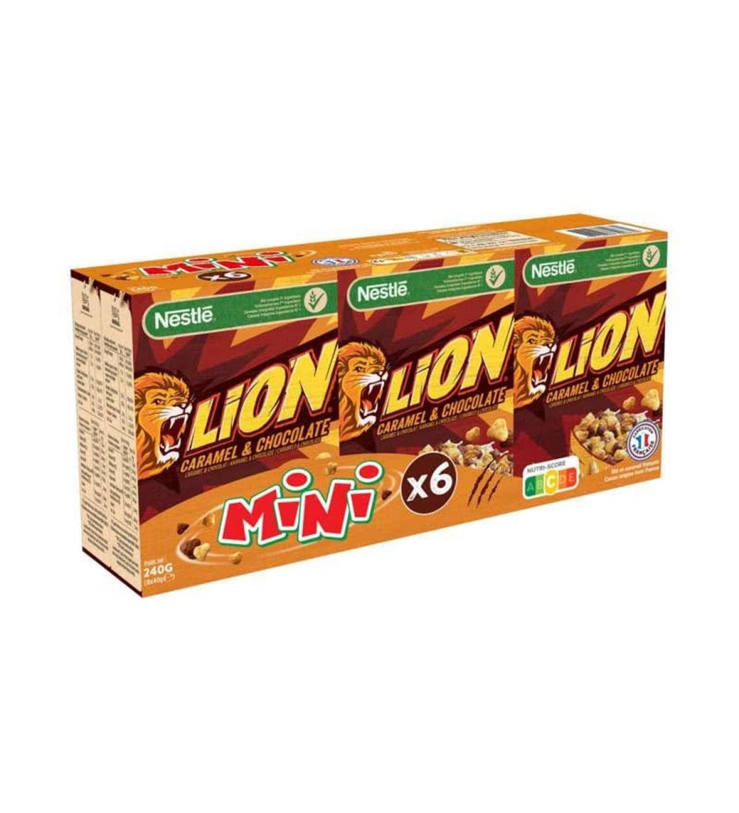 Nestlé Mini Lion Cereal Pocket x6 240g