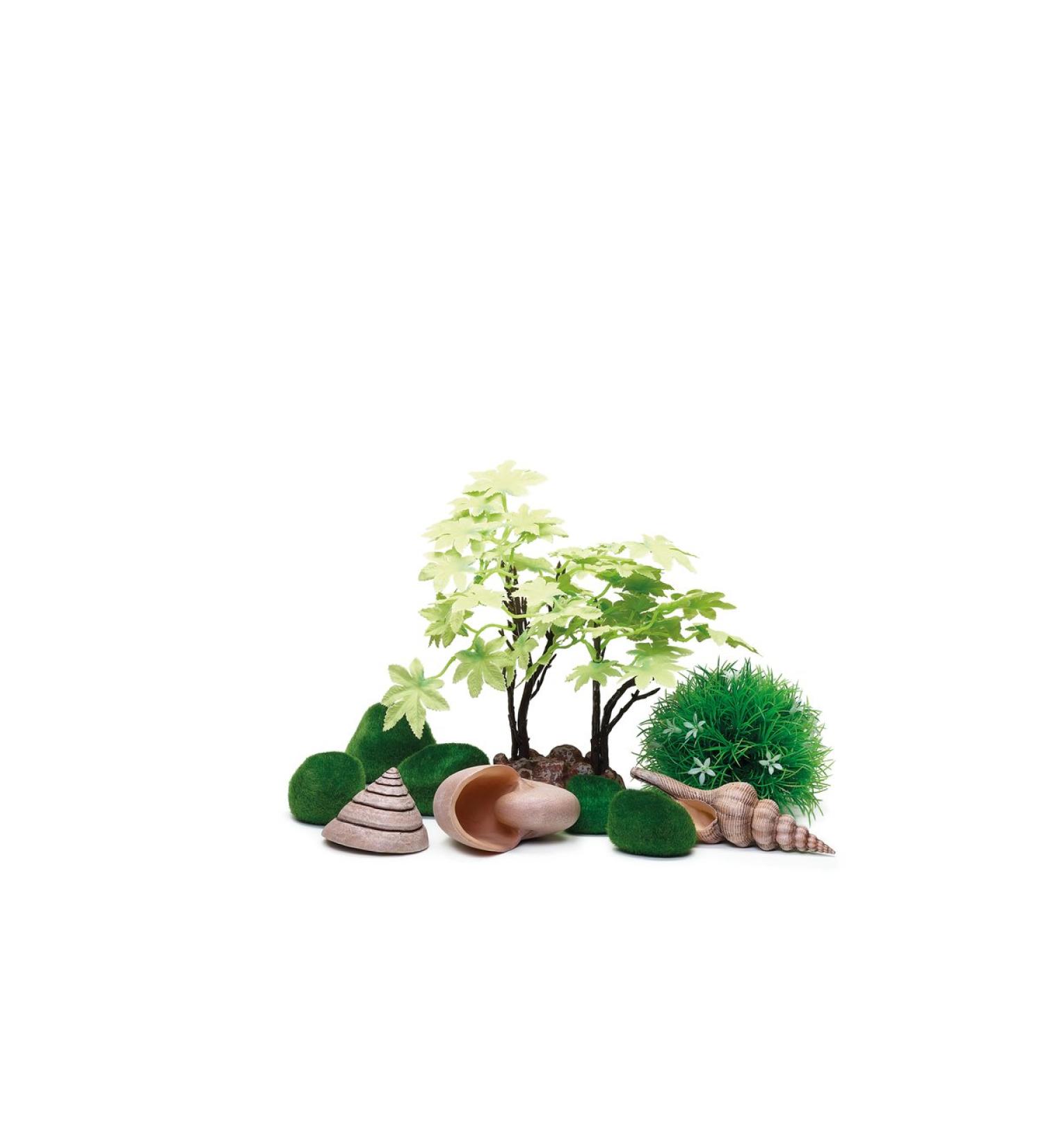 Buy Biorb 55026 Decor Set 15L - Realistic Artificial Aquatic Plants Roots & Stones for Freshwater & Saltwater Aquariums - Perfect Summer Decoration - Buy Online on GoSupps.com