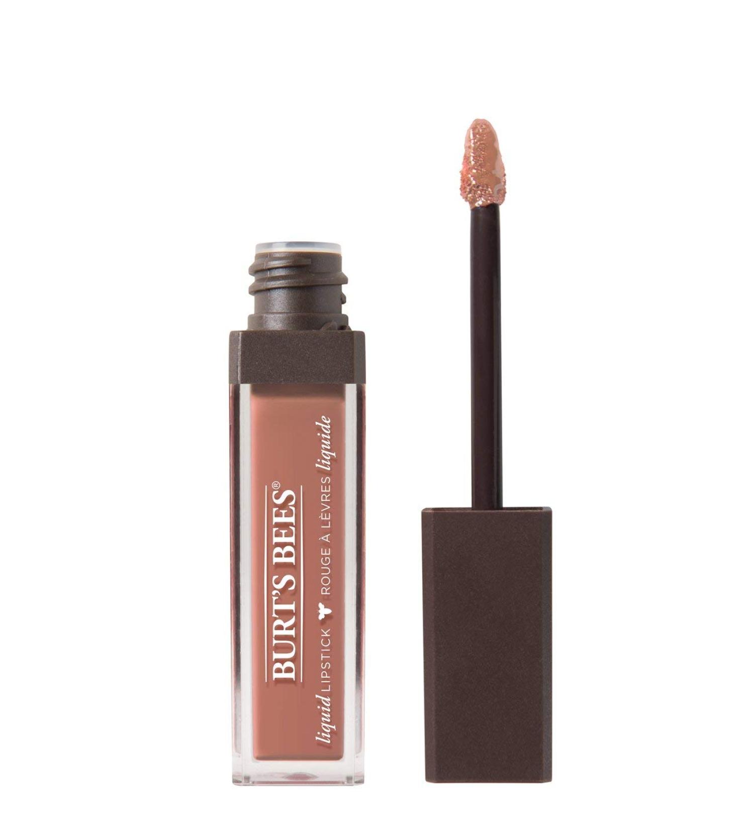 Burt's Bees 100% Natural Glossy Liquid Lipstick in Niagara Nude - Long Lasting Lip Color - Buy Online on GoSupps.com