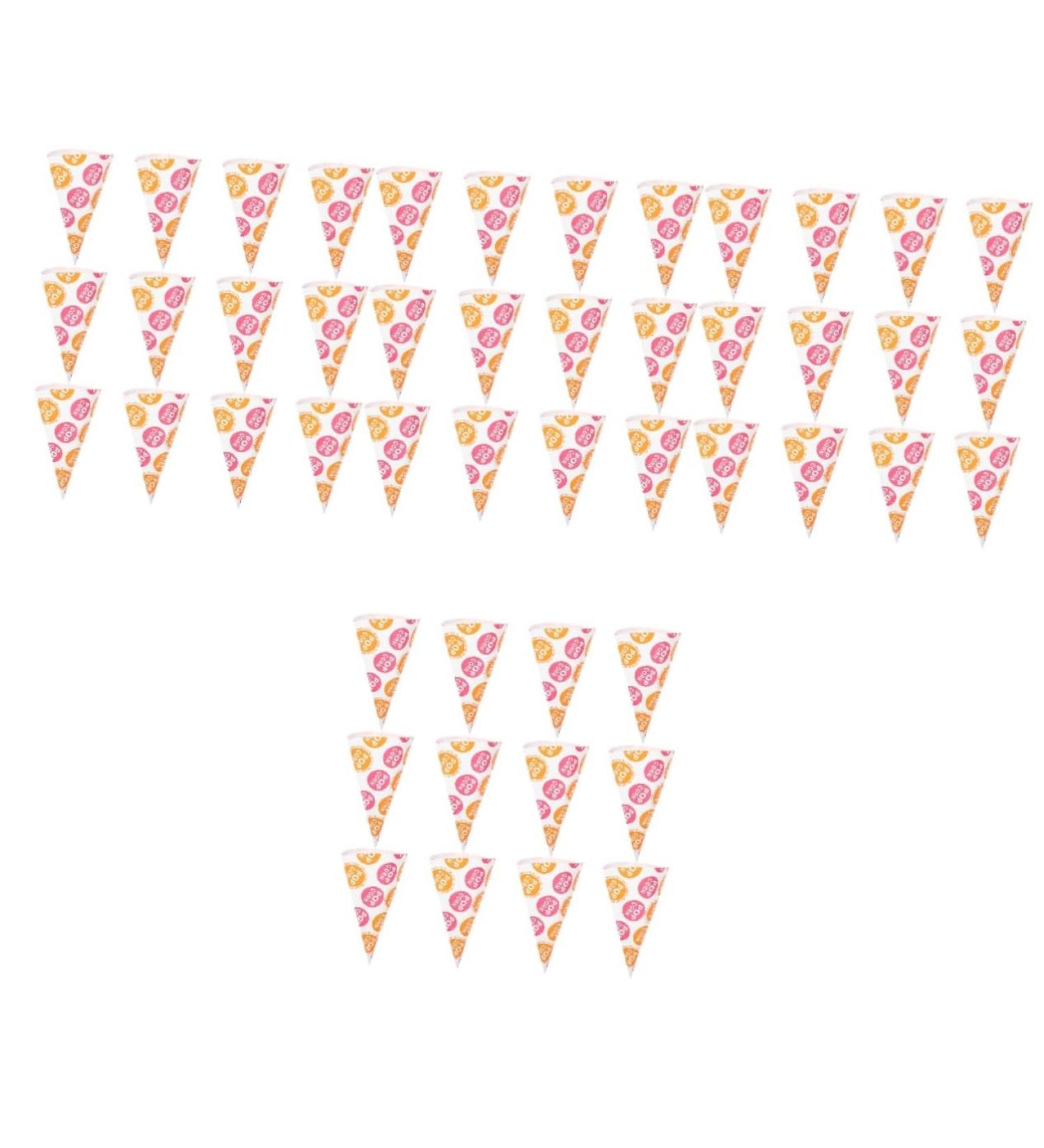 Didiseaon 200 Pcs Popcorn Bag Snack Bags for Kids Clear Treat Bags Snack Food Gifts Goodie Bag Favors Cookies Bags Party Mini Gift Bag Candy Treat Bag Mini Bag Packing Bag Paper Cone Child - Buy Online on GoSupps.com