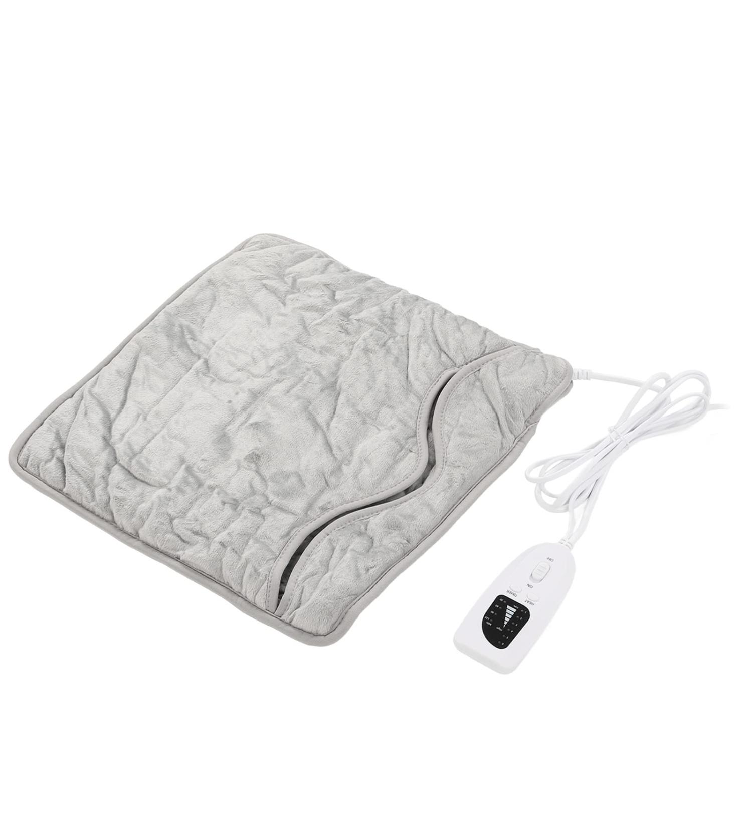 Syrisora Electrically Heated Foot Warmers - Extra Large Plug-In Heating Pillows with 6 Temperature Settings for Desk & Bed - EU 220-240V - Buy Online on GoSupps.com