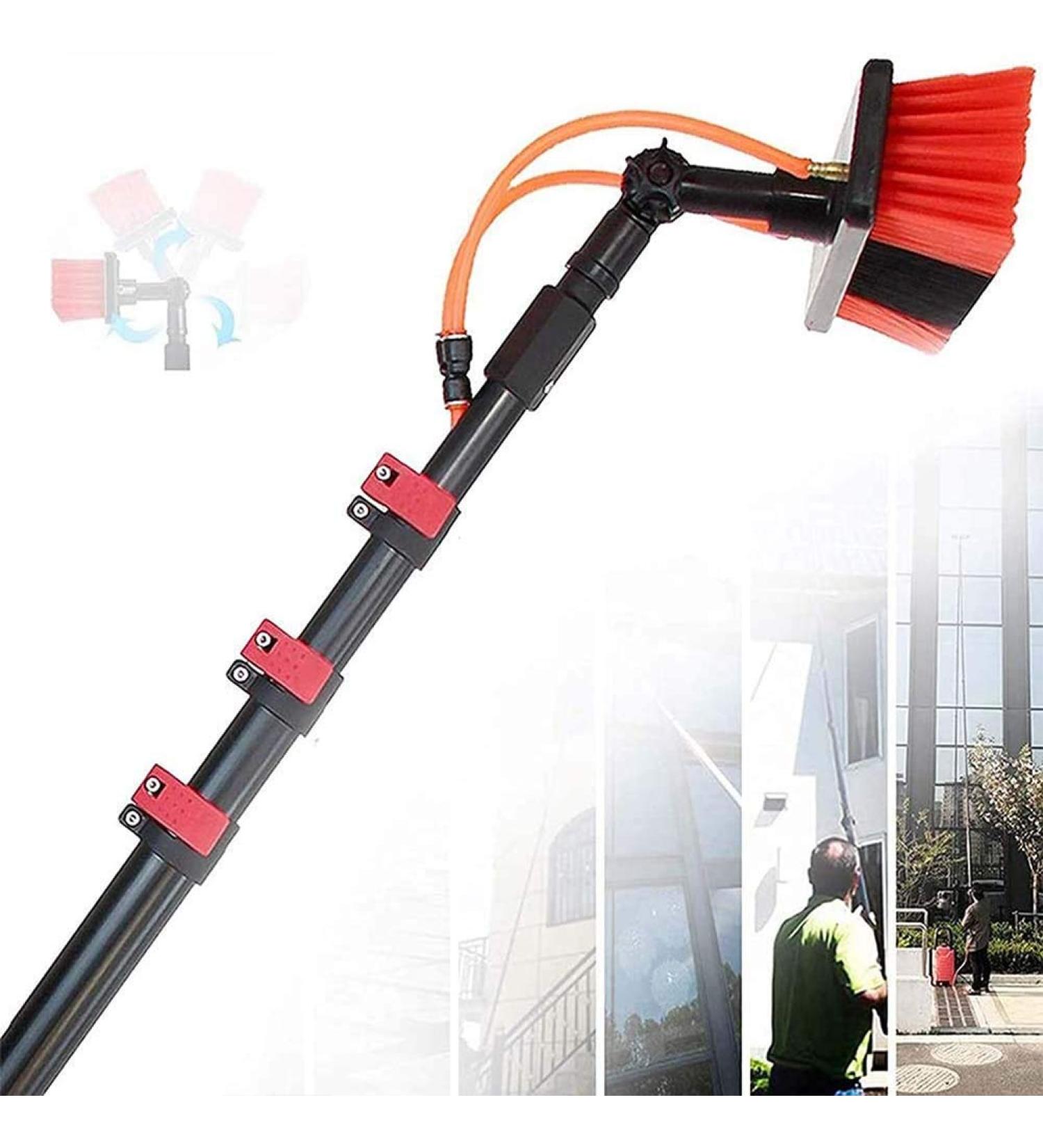 photovoltaic cleaner window cleaning pole Photovoltaic Panel Cleaning Window Clean 3-12m Water Fed Telescopic Brush Extendable Cleaner Conservatory Roof Cleaning Tools / 7m Rod / 30cm Bru 7m Rod 30cm brush head - Buy Online on GoSupps.com