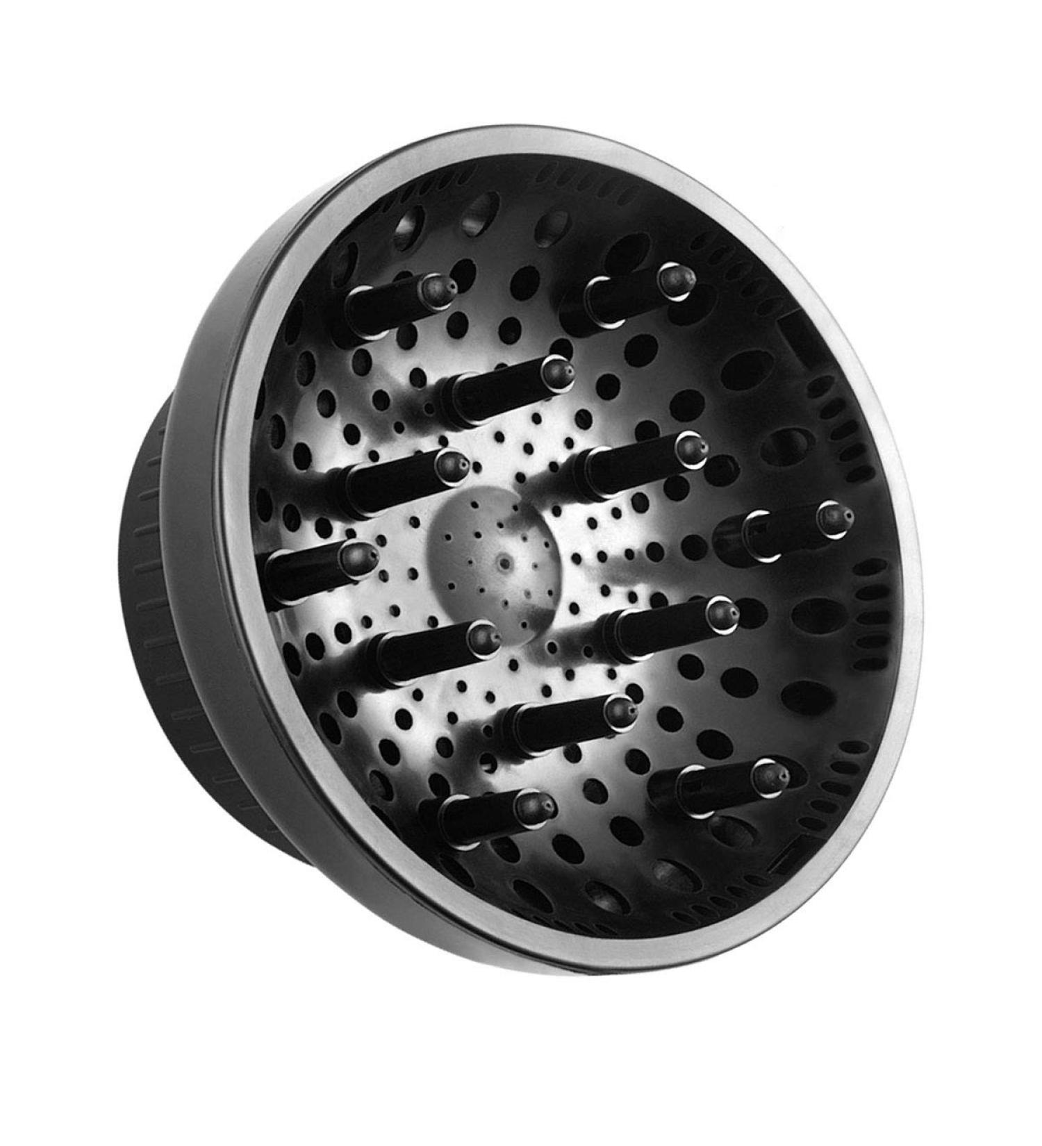 Universal Hair Dryer Diffuser for Curly & Wavy Hair - Professional Attachment (Black) - Buy Online on GoSupps.com