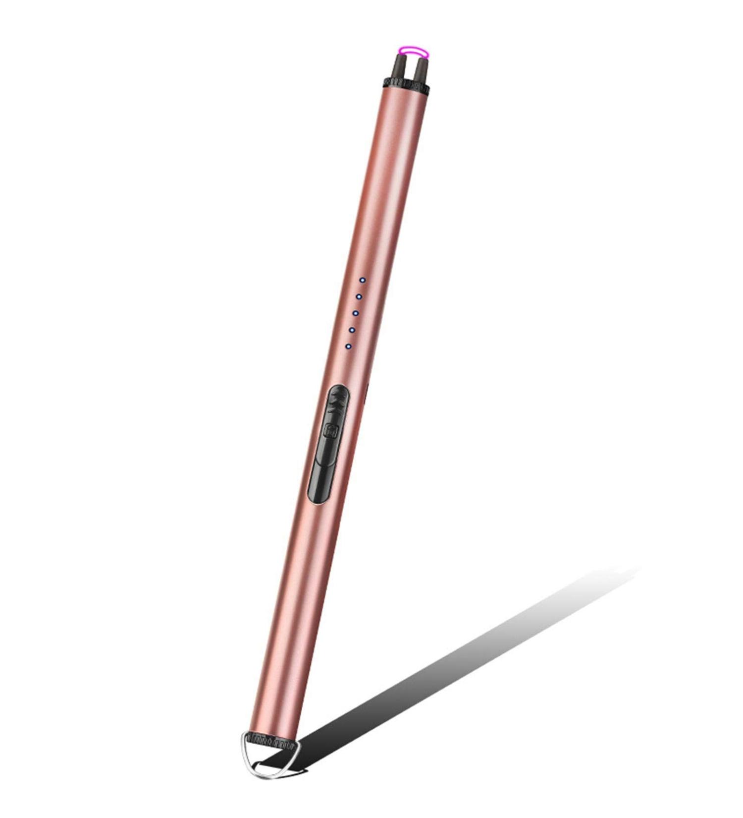 Candle Rechargeable - Electric Arc with USB Safe and Portable Rechargeable for Desserts Creme Brulee Welding BBQ and Baking Rose Gold - Buy Online on GoSupps.com