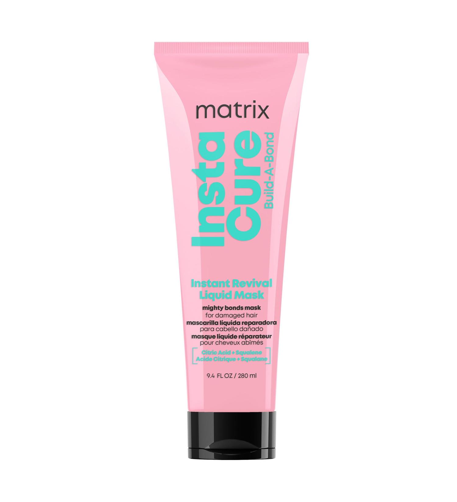Matrix Instacure Build-A-Bond Instant Revival Liquid Mask - Repair Very Damaged Hair | Vegan Sulfate & Paraben-Free | Strengthens & Softens | 280ml - Buy Online on GoSupps.com