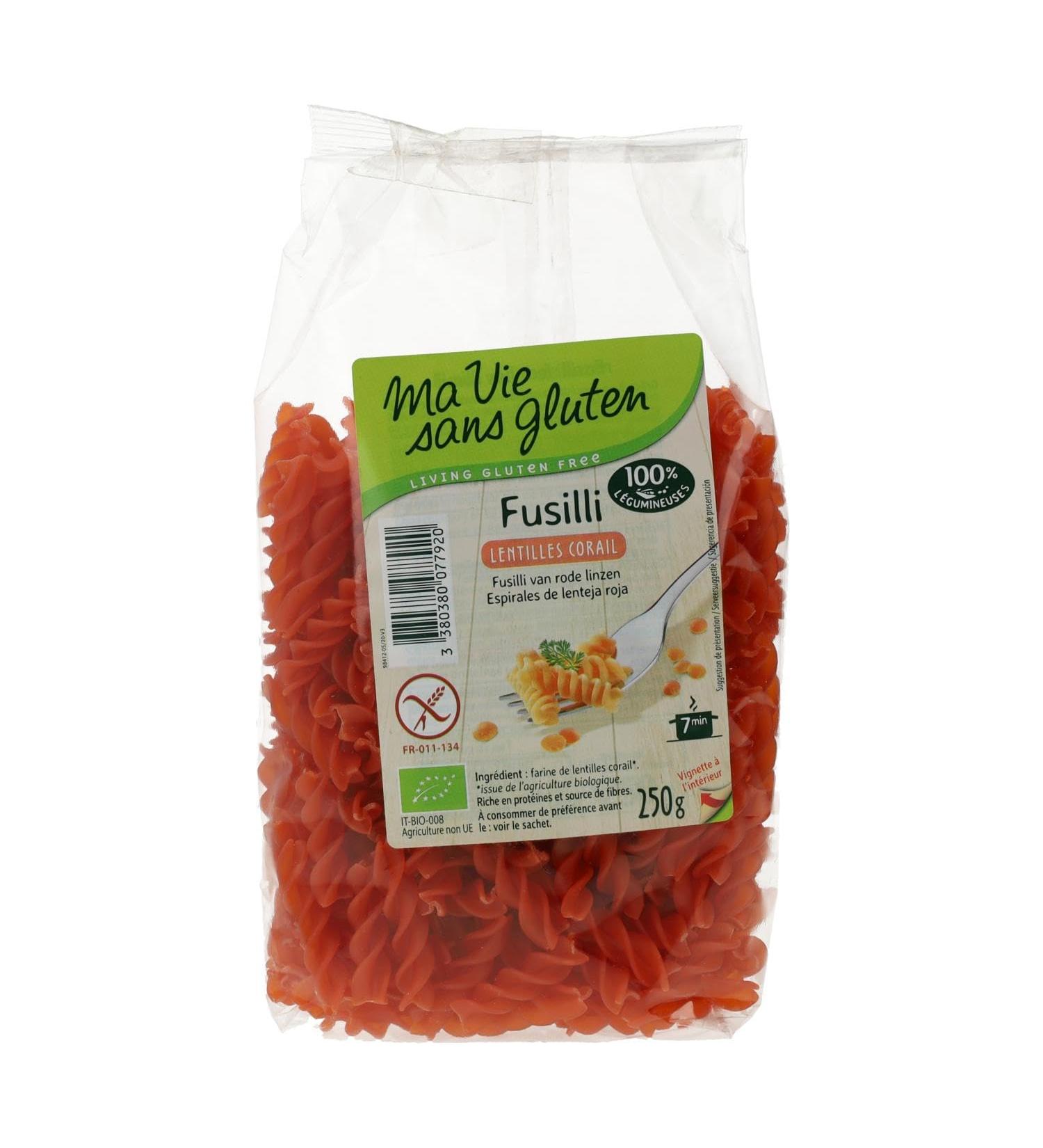 My Life Without Luten Fusilli Lentils Coral 0.3 g 1 Unit