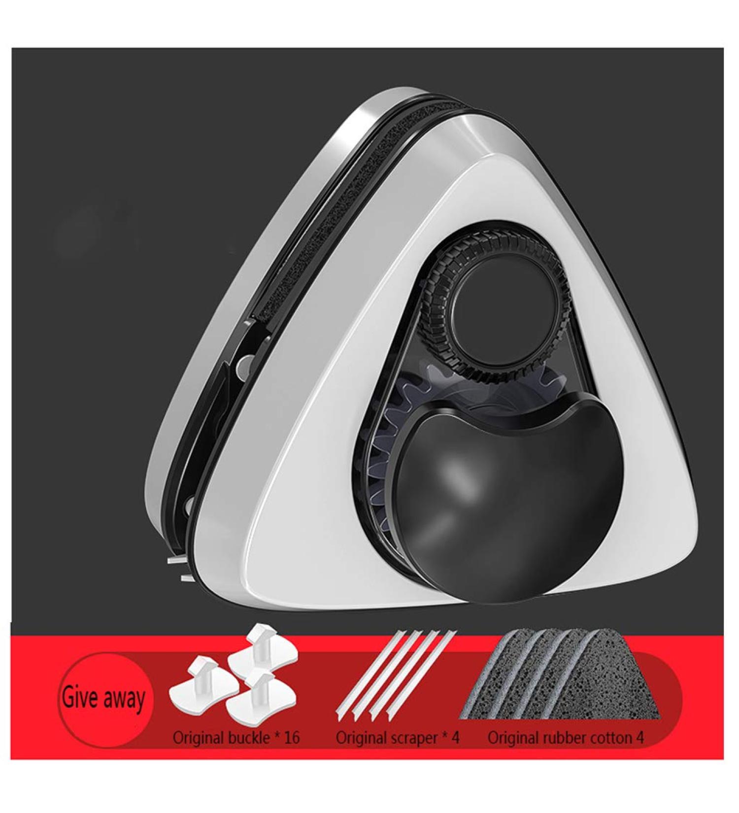 Window Cleaner Wipers Double-Sided Window Cleaner Glass Cleaning Brush Glass Wiper Household Cleaning Tools with Anti-Falling Rope for High-Rise Double/Three floors Glazed Windows A 5 26mm - Buy Online on GoSupps.com