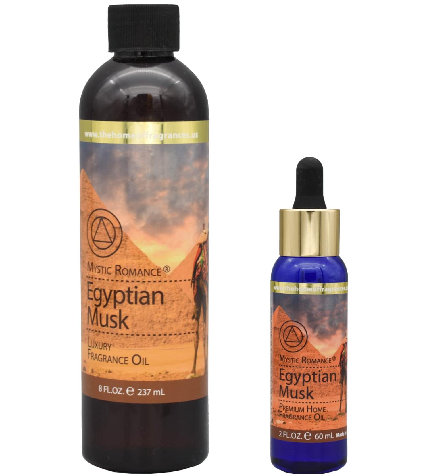 The Home of Fragrances - Set of 2 Bottles of Fragrance Oils - 2oz & 8oz (Egyptian Musk)