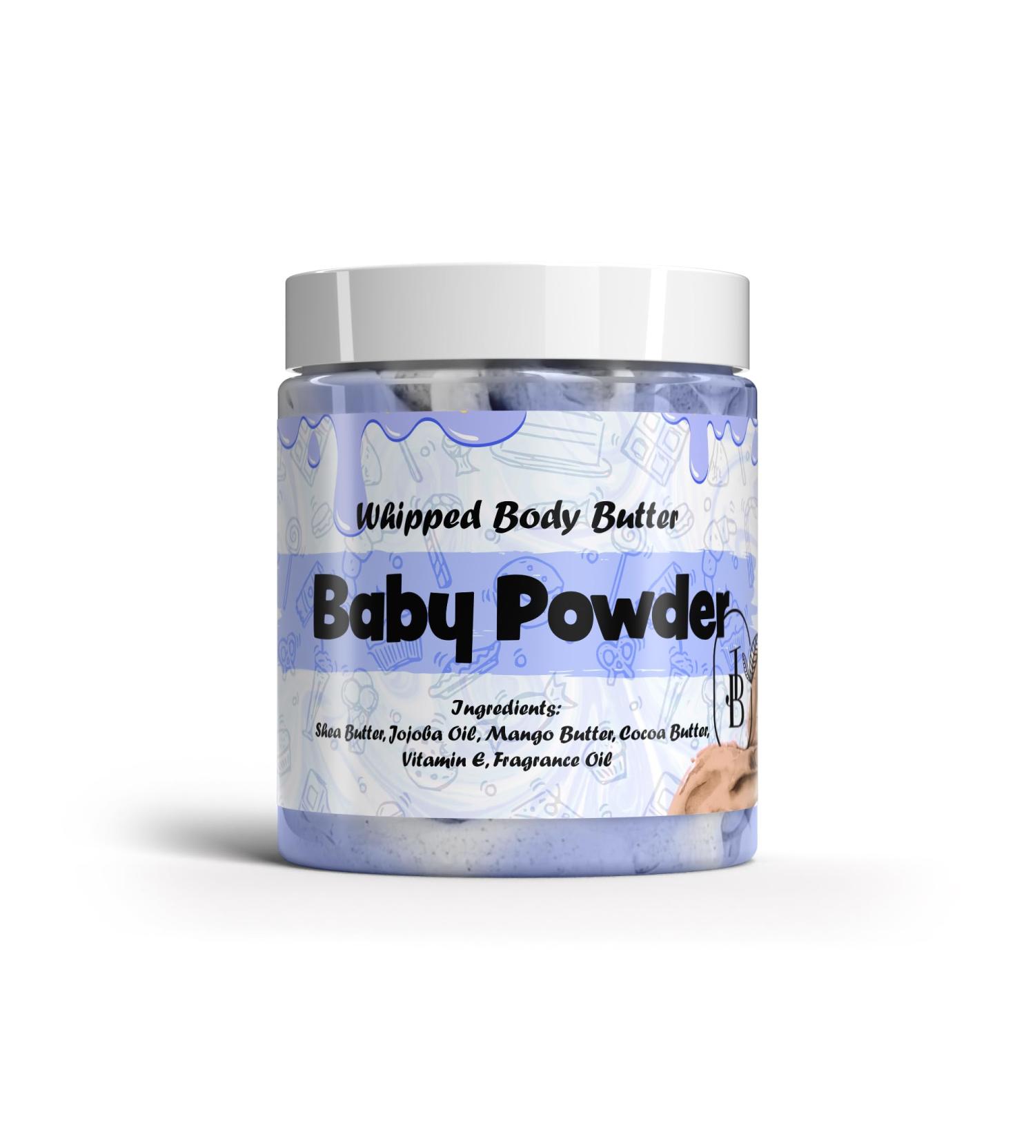 Jersey Botanical - Baby Powder Whipped Body Butter 8oz. With Shea Butter Mango Butter Cocoa Butter Creamy Natural Smooth Long-lasting Intense Moisturizer - Buy Online on GoSupps.com