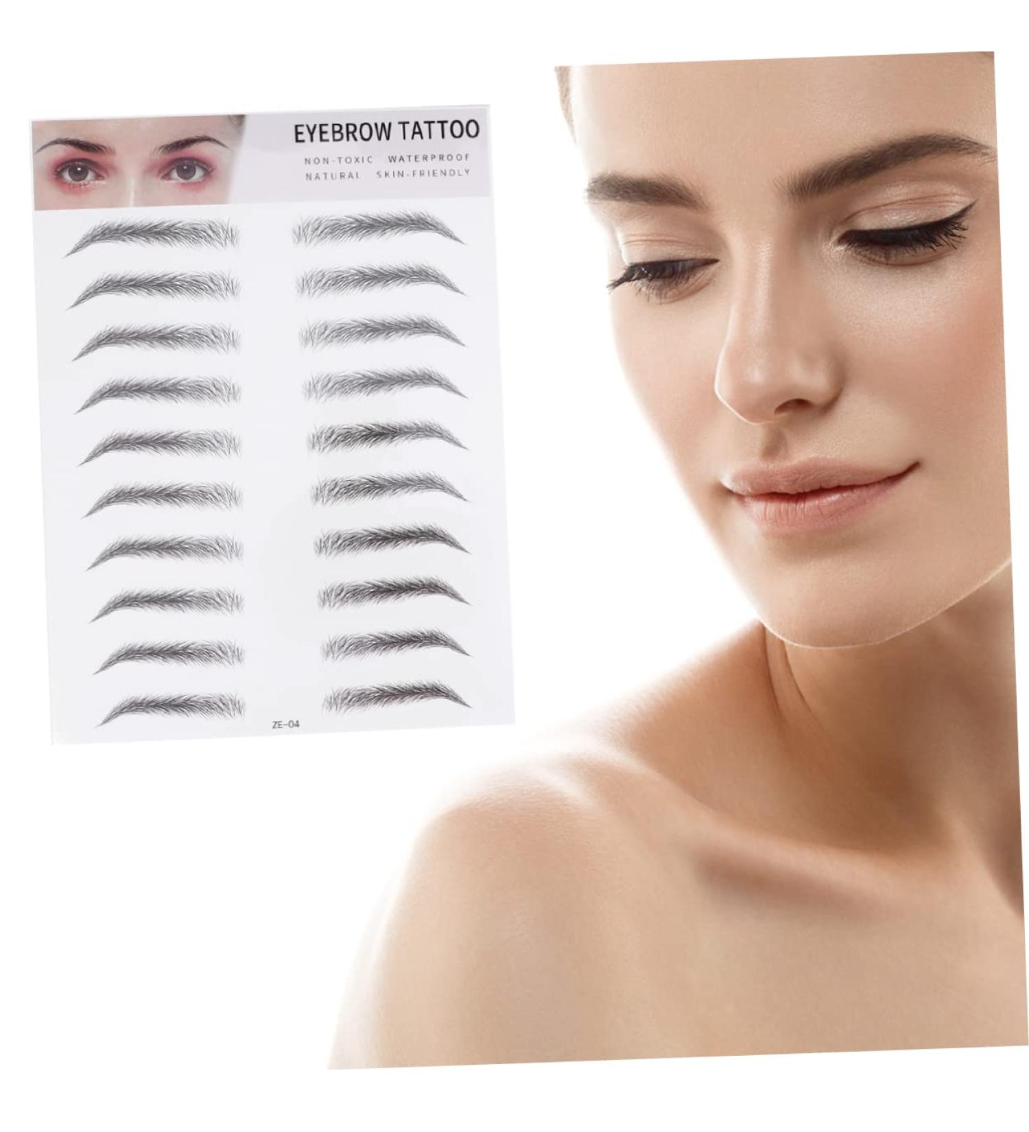Didiseaon 2pcs 3d Eyebrow Stickers Suit Makeup Eyebrow -like Imitation Eyebrow Cosmetic Transfer Stickers 6d - Buy Online on GoSupps.com