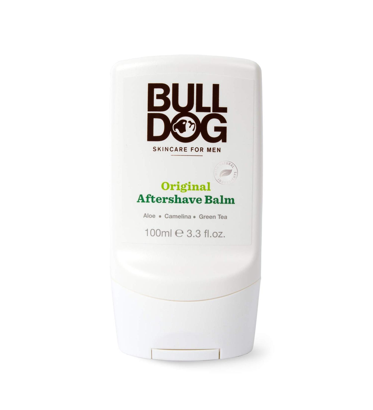 Bulldog Men's Skincare Original Aftershave Balm - 3.3 Fl Oz | Soothing & Hydrating - Buy Online on GoSupps.com