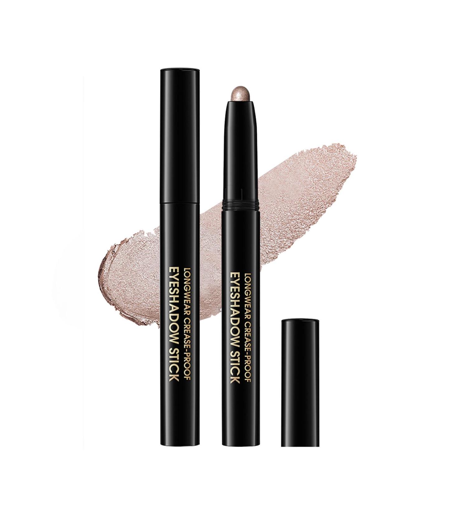  LYSdefeu Shimmer Creamy Eyeshadow Stick Long-Lasting Waterproof Easy Glide Twist-Up Eyeshadow Pencil - Buy Online on GoSupps.com