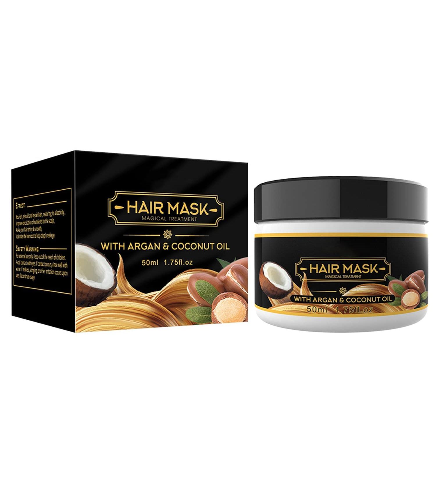Shiny Hair Instant Keratin Repair Mask - Professional Conditioner for Dry & Damaged Hair - Advance Hair Roots Treatment (1PC) - Buy Online on GoSupps.com