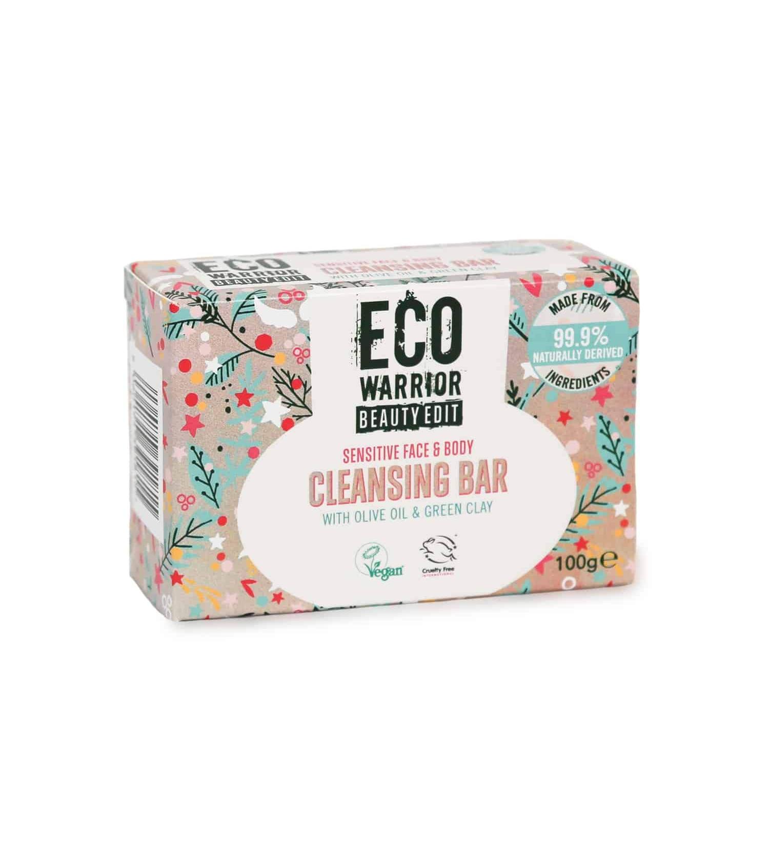 Little Soap Company Castille Soap Bar - Deeply Nourishing Green Clay & Olive Oil Natural & Vegan Eco Warrior 100 g LSC 6108 - Buy Online on GoSupps.com