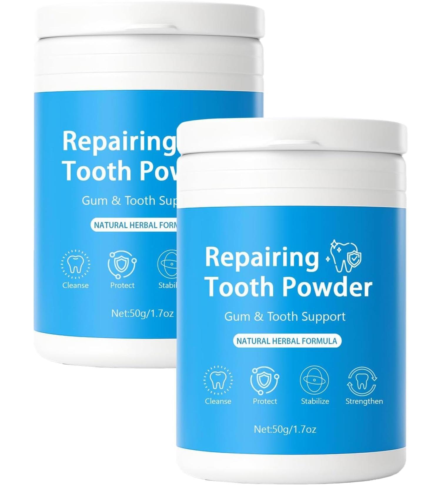 Poudre r paratrice dentaire Reumi poudres r paratrices base de plantes renforce l' mail limine la plaque dentaire haleine fra che renforce purifie et stabilise les dents 2pcs - Buy Online on GoSupps.com