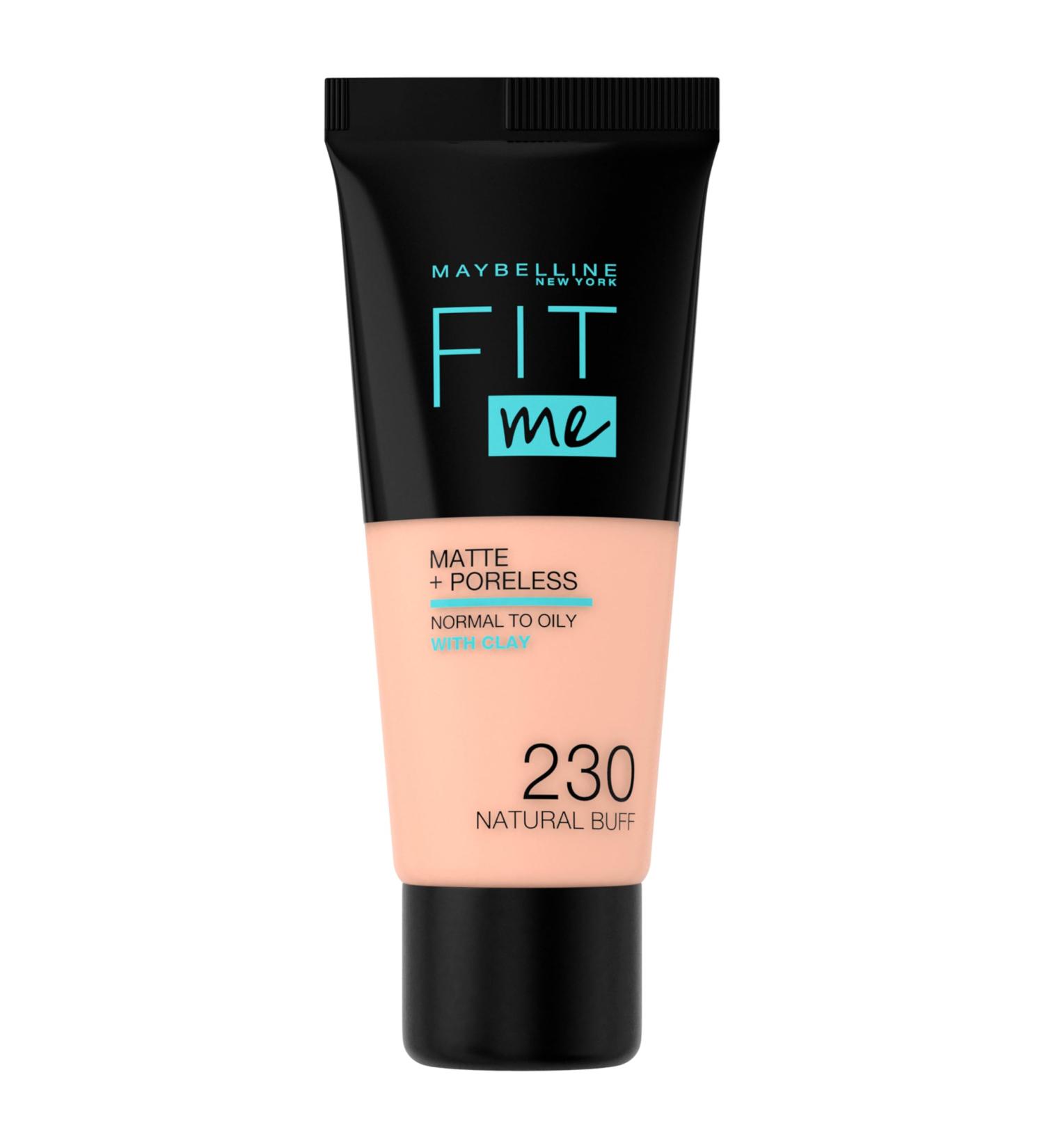 Maybelline Fit Me Matte & Poreless Foundation 230 Natural Buff 30ml - Pack of 1 - Buy Online on GoSupps.com