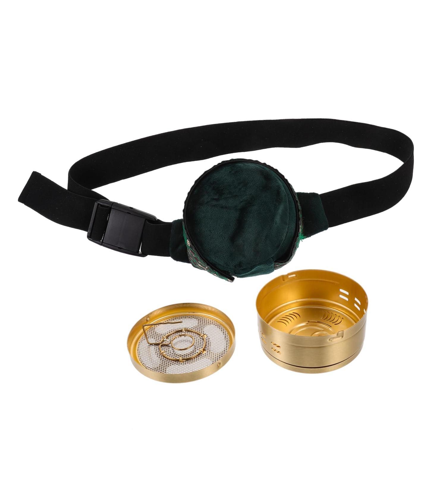 Lurrose Adjustable Moxibustion Tank Set for Back Pain Relief - Smokeless Copper Moxa Burner | International Shipping Available - Buy Online on GoSupps.com