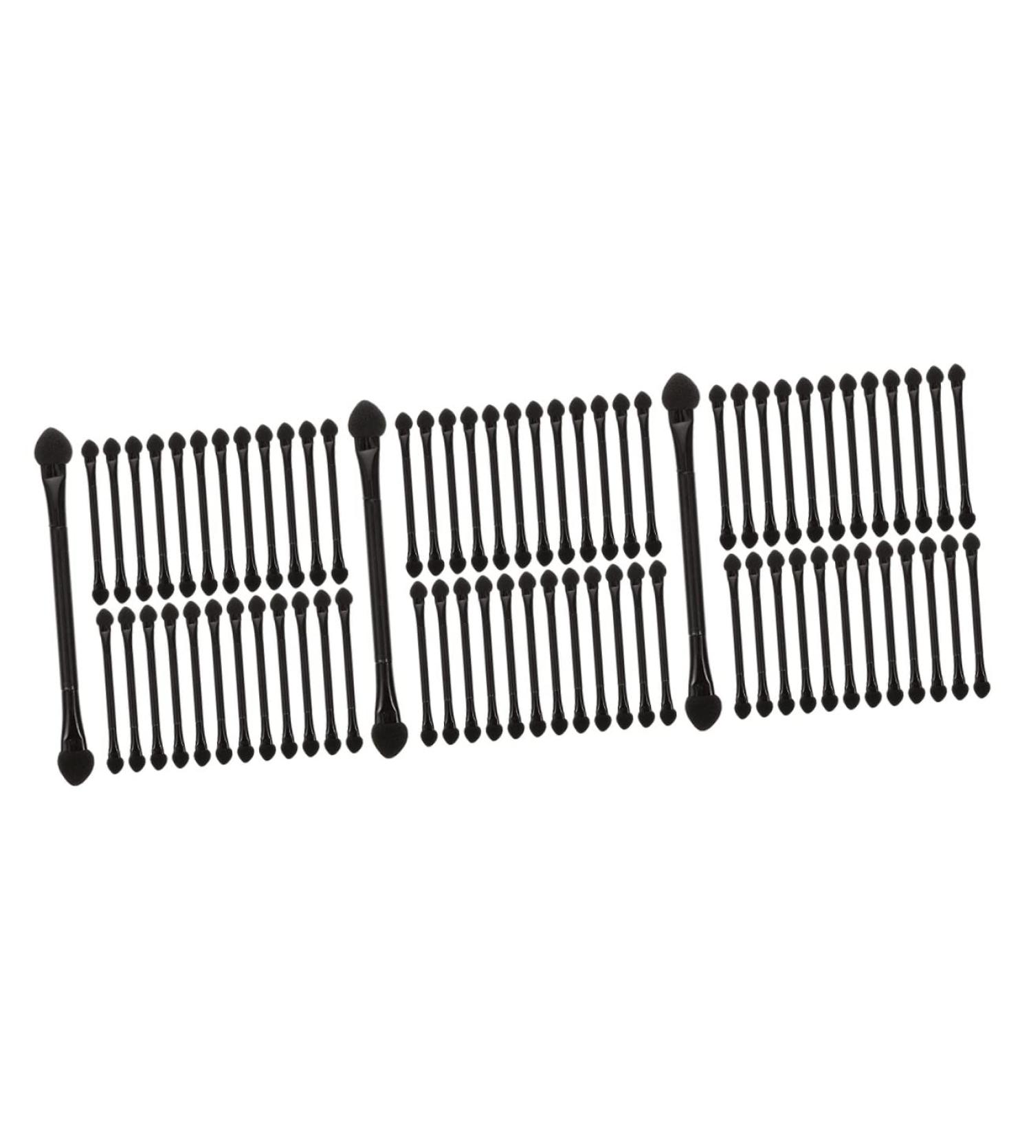 Healifty 75 Pcs Double Ended Eye Shadow Stick Sponge Makeup Applicator Eyeshadow Brush Makeup Lip Brush Miss 8.6X0.8CMx3pcs Blackx3pcs - Buy Online on GoSupps.com