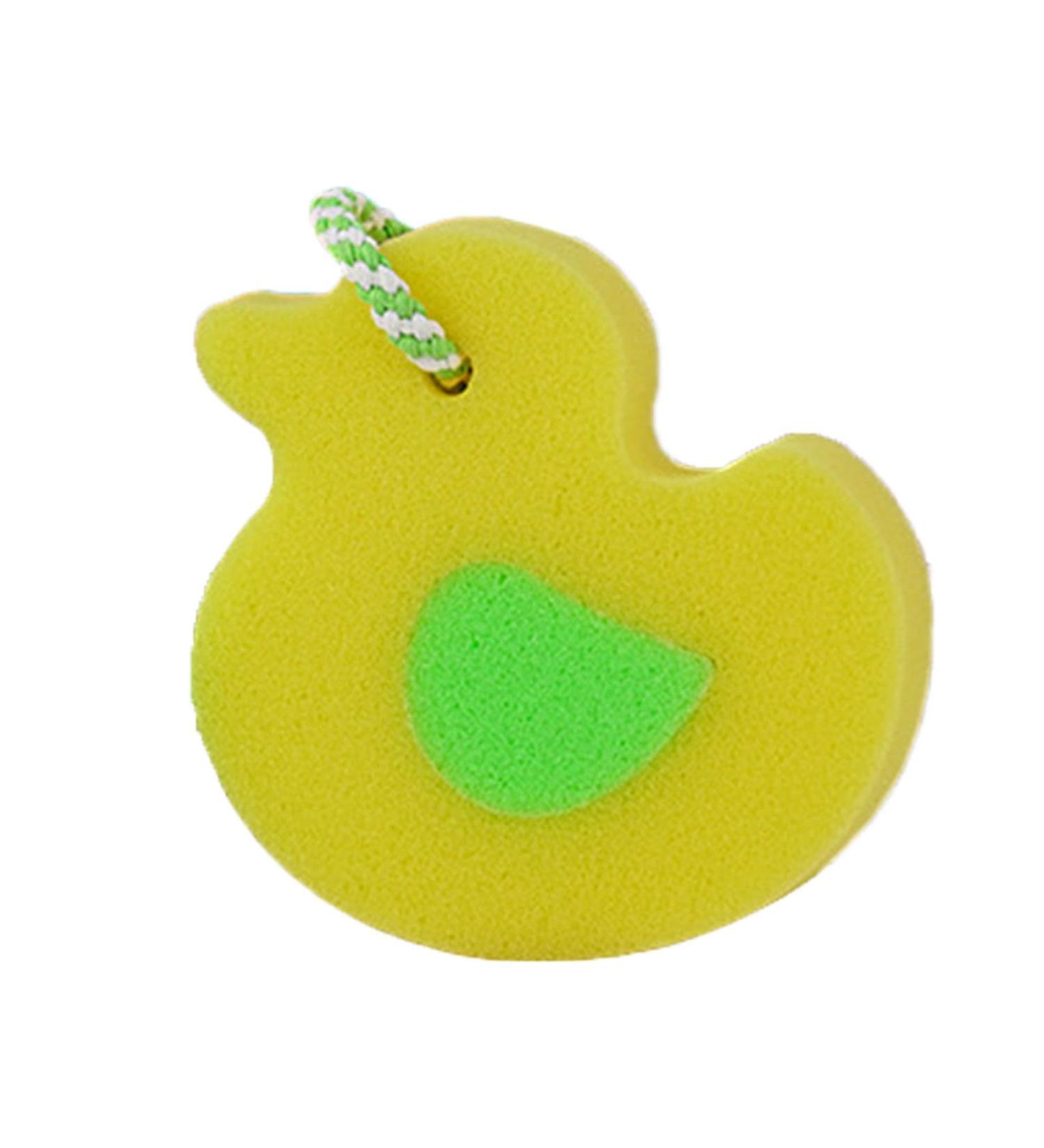 Moslate Body Wash Sponge | Animal Shape Back Scrubber - Bathing Sponge Cartoon Scrubber for Body Wash Cleaning Bathing Accessories Duck - Buy Online on GoSupps.com