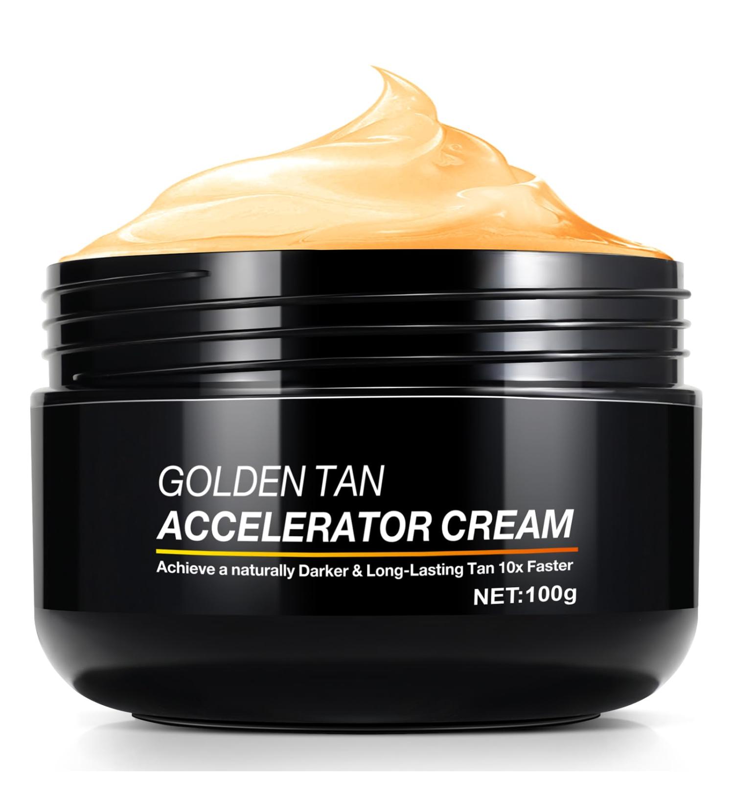 Buy Browning Accelerator Cream 100g Premium Self-Tan for Fast Intense Natural Tan | Long-Lasting Face & Body Tanning Solution - Buy Online on GoSupps.com