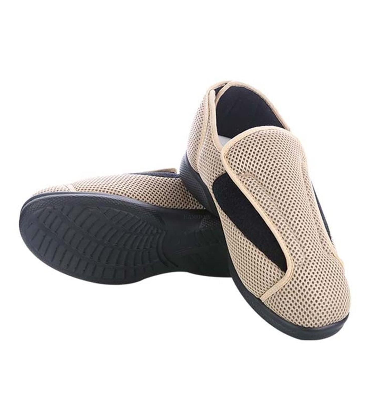 LEEWE Comfortable Diabetic Sandals for Swollen Feet Hallux Valgus Arthritic Pain - Yellow (Size 40) - Buy Online on GoSupps.com