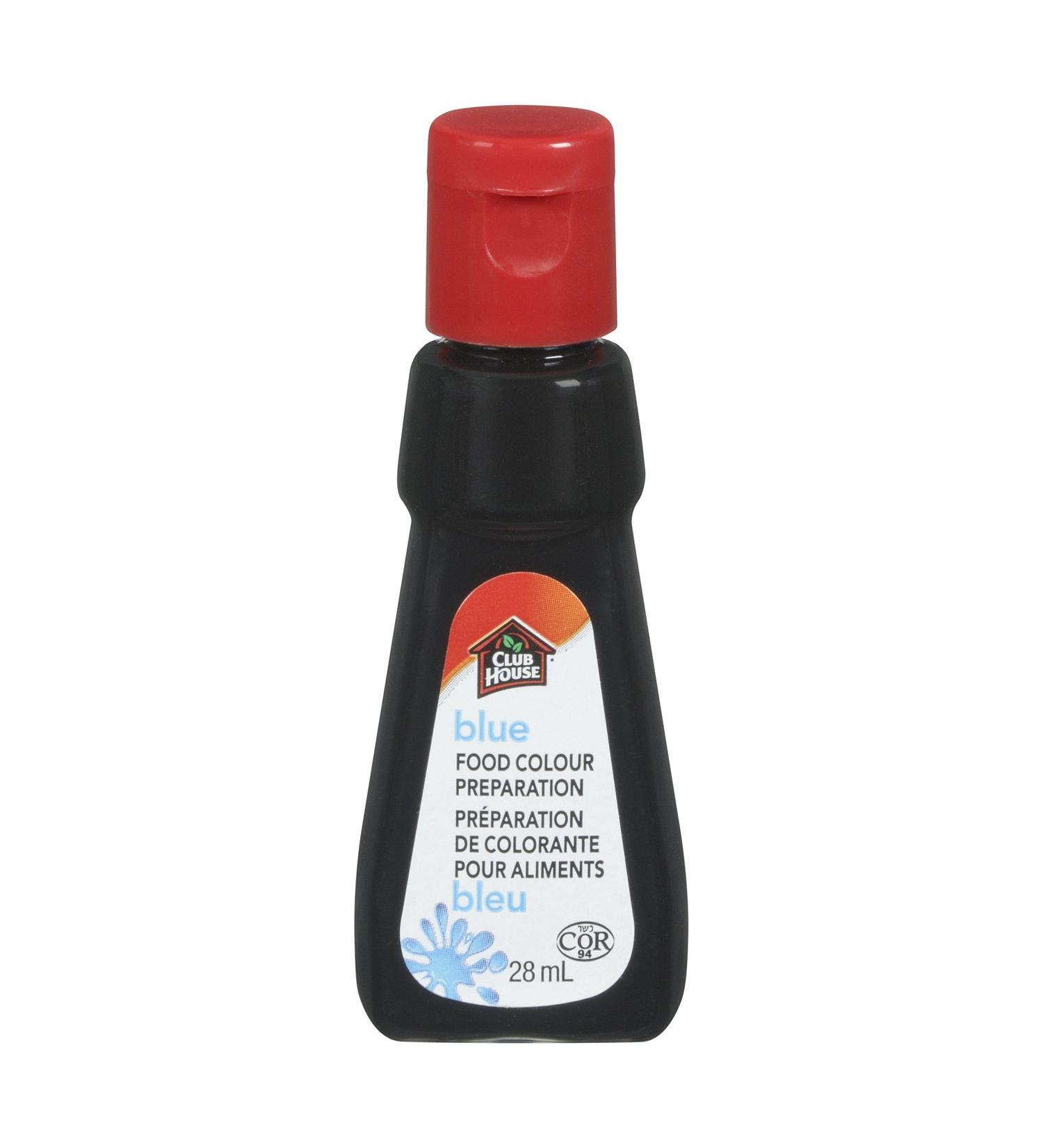 Club House Food Colour Preparation Blue 28ml 28 ml (Pack of 1) - Buy Online on GoSupps.com