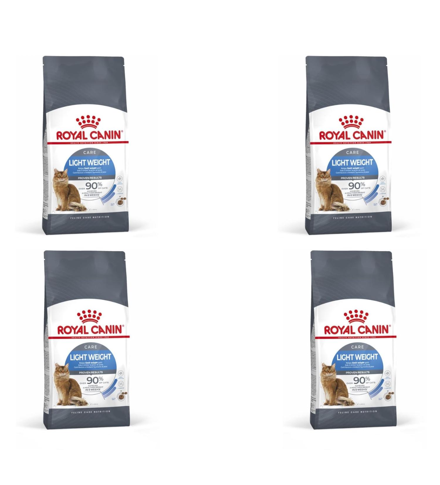 Royal Canin Light Weight Care Complete Dry Cat Food 4 x 400g - Buy Online on GoSupps.com