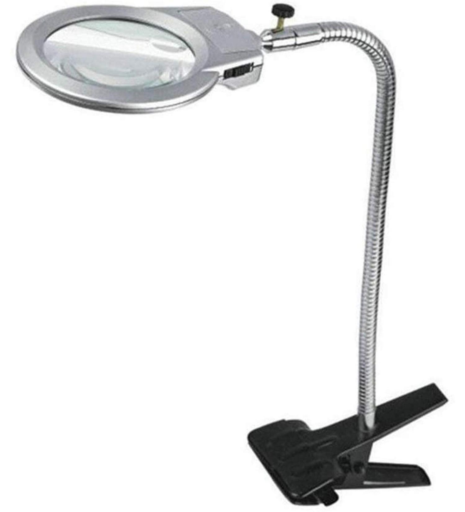Magnifying Glasses for Hobbies Reading Magnifier with LED Magnifying Glass Lamp Type Desktop Clamping Metal Magnifying Glass 30 Times Maintenance Reading Vision - Buy Online on GoSupps.com