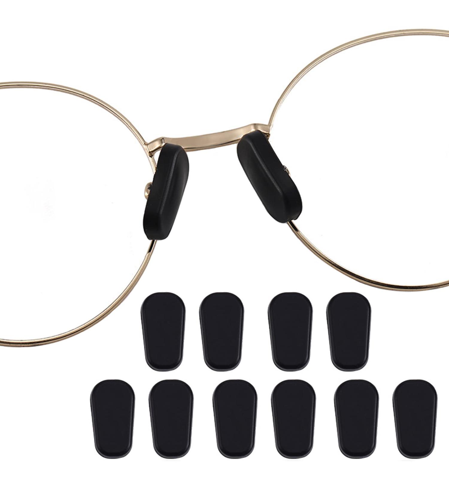 Buy Black Silicone Nose Pad Covers for Glasses - Non-Slip Anti-Slip M Size (5 Pairs) | International Shipping - Buy Online on GoSupps.com