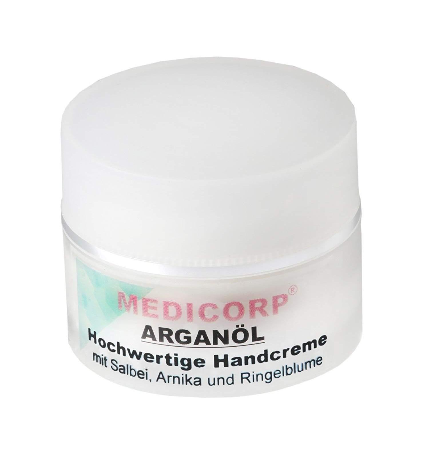 Medicorp Hand Cream with Argan Oil | Anti-Aging & Moisturizing | Velvet-Soft Hands | Non-Greasy Formula | 50ml  - Buy Online on GoSupps.com