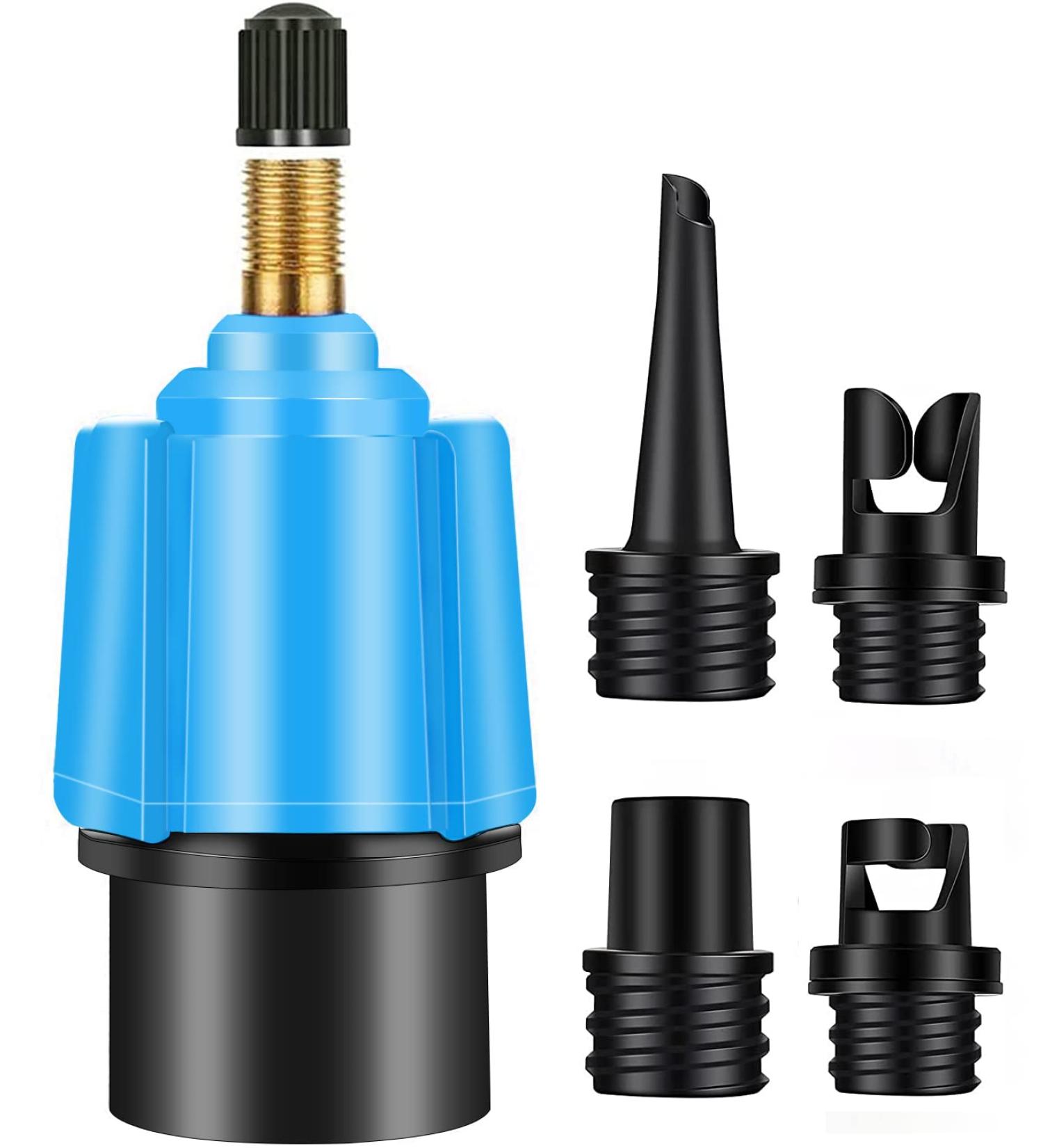 Inflatable SUP Pump Adaptor Converter for Boat, Paddle Board, Kayak, Dinghy & Bed - Blue - Buy Online on GoSupps.com