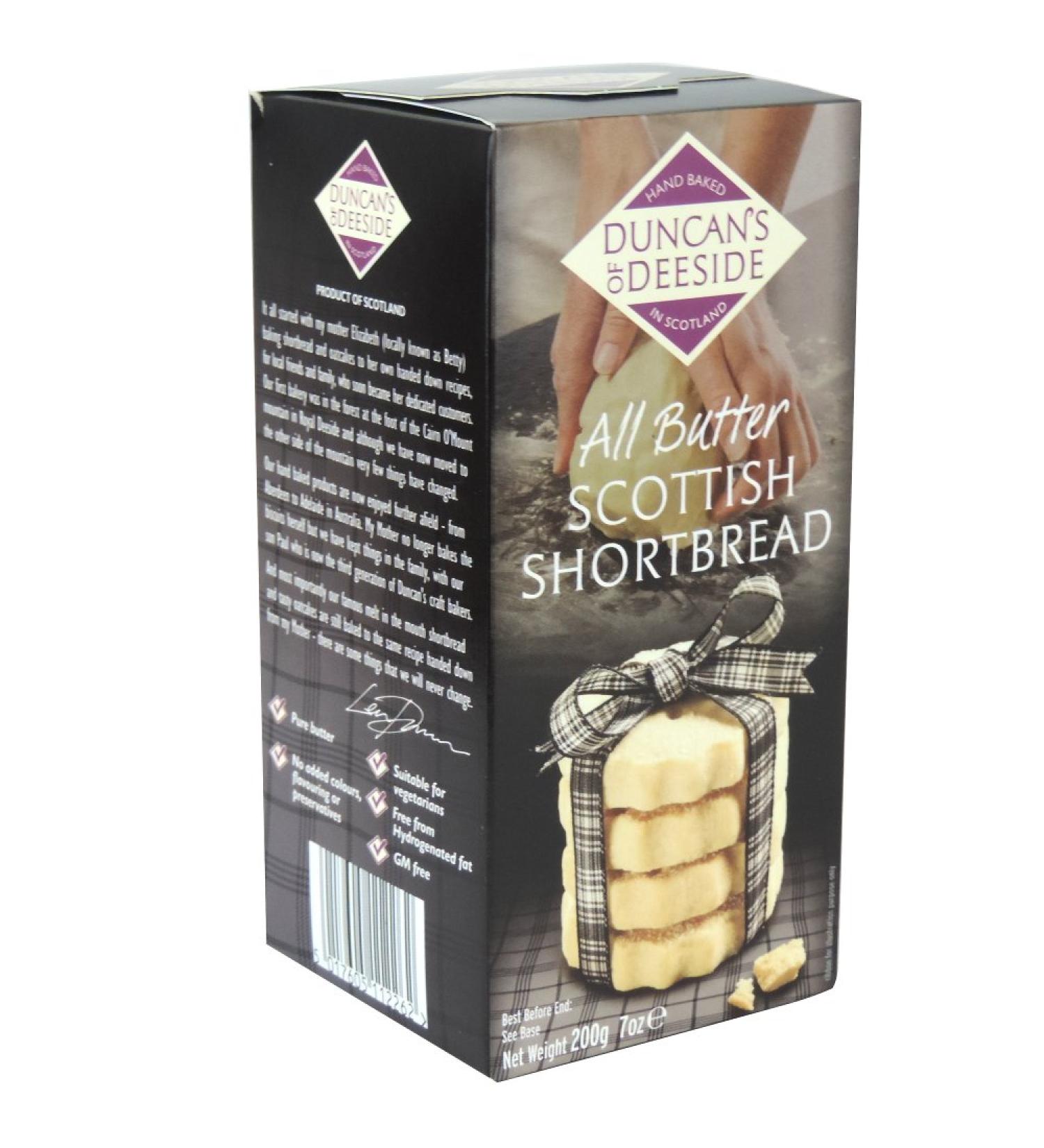 Duncan's of Deeside All Butter Shortbread - 200g