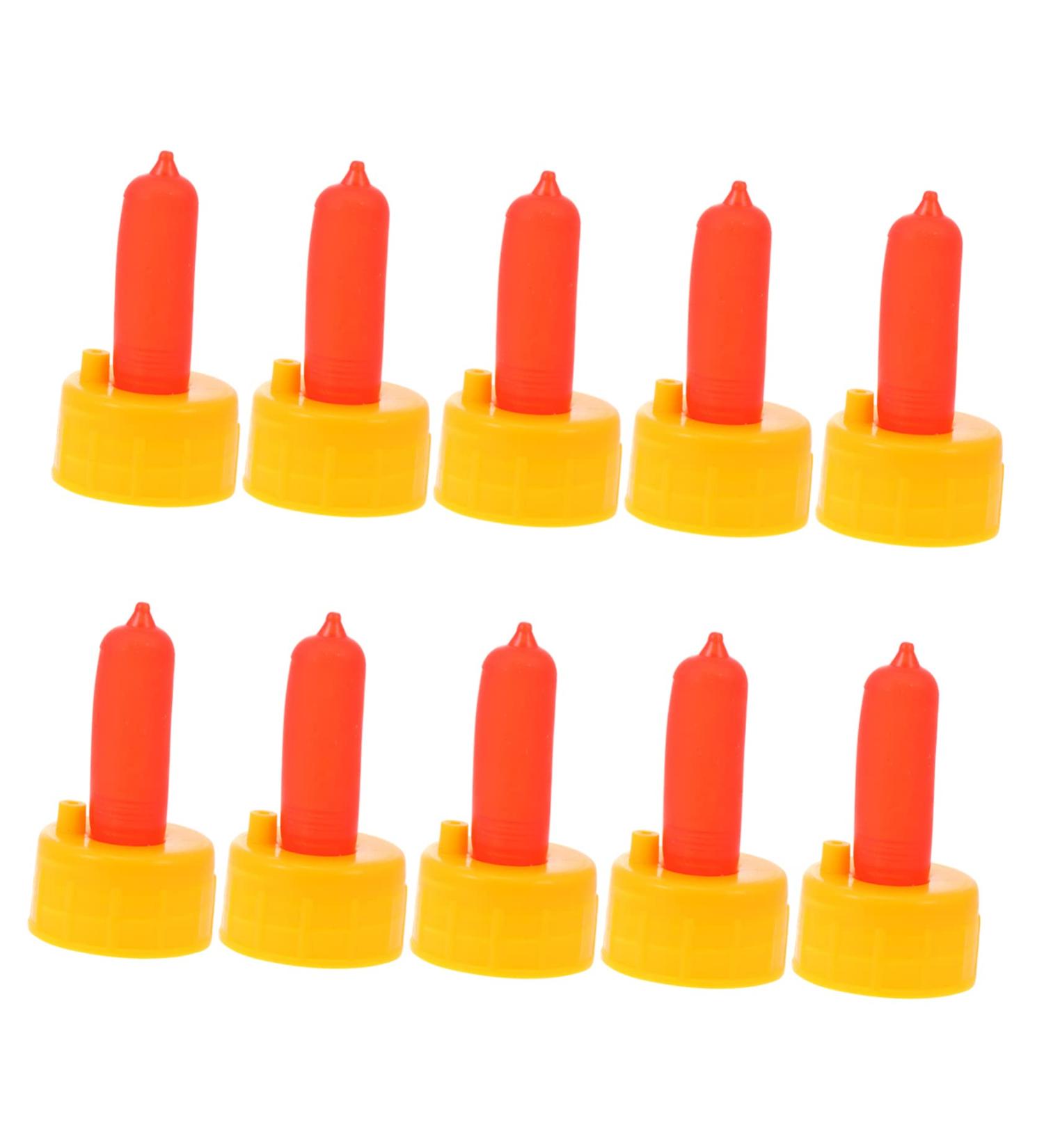 POPETPOP 10pcs Goat Pacifier Puppy Pacifier for Small Dogs Small Animal Milk Drink Sheep Feeders Tool 3X3X6CM Red - Buy Online on GoSupps.com