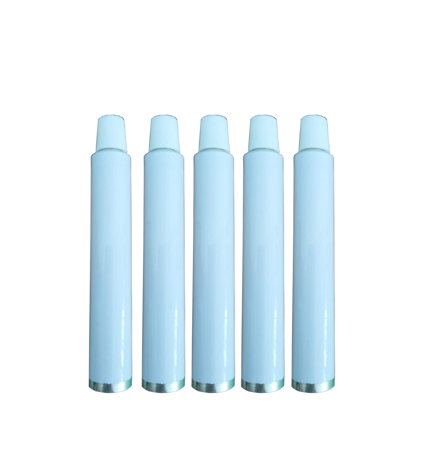 Buy ELYSAID Lot of 10 - 5ml Aluminum Empty Toothpaste Tubes with Needle Cap Unsealed | Perfect for Travel & DIY Projects - Buy Online on GoSupps.com